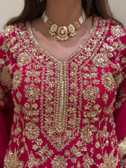 Rani Noor Luxury Silk Gharara Set