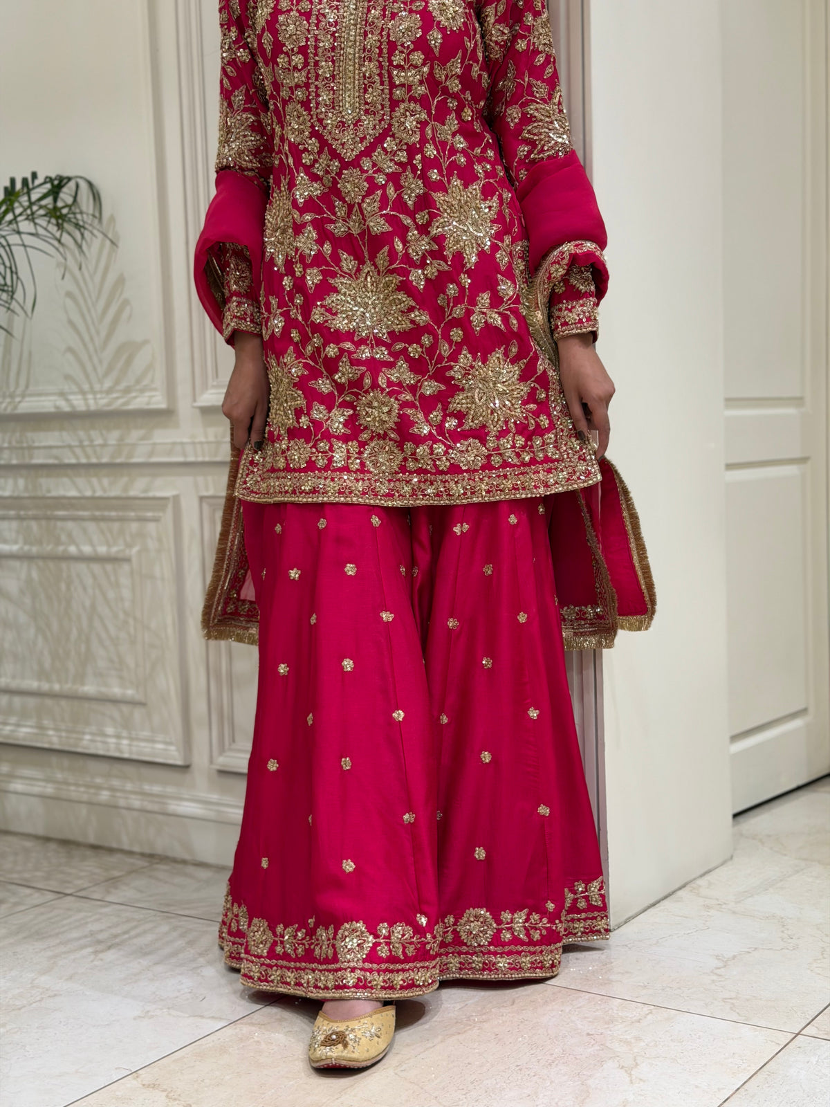 Rani Noor Luxury Silk Gharara Set