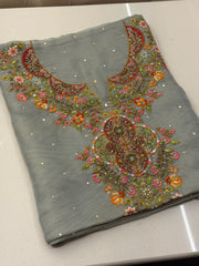 Luxury Tissue Silk Embroidered Suit Set