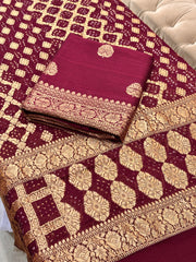 Rang-e-Banaras Pure Raw Silk Suit Set