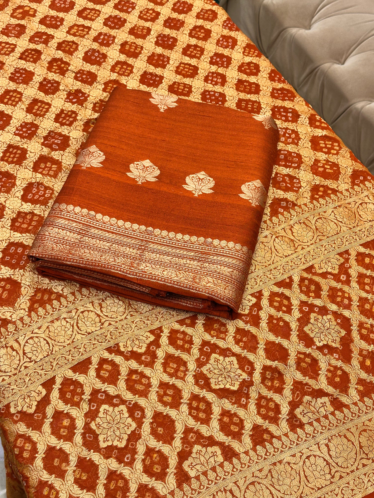 Rang-e-Banaras Pure Raw Silk Suit Set