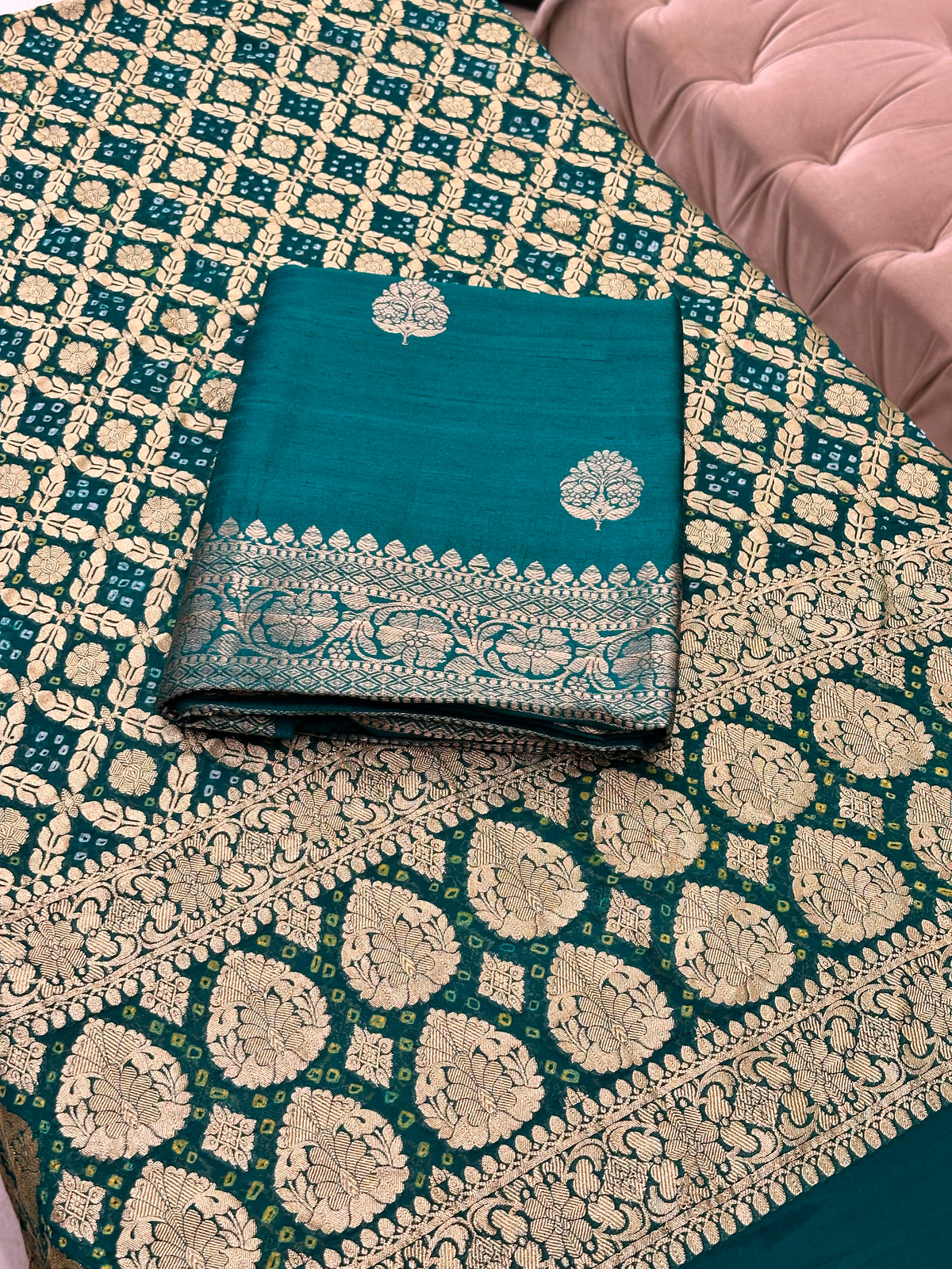 Rang-e-Banaras Pure Raw Silk Suit Set