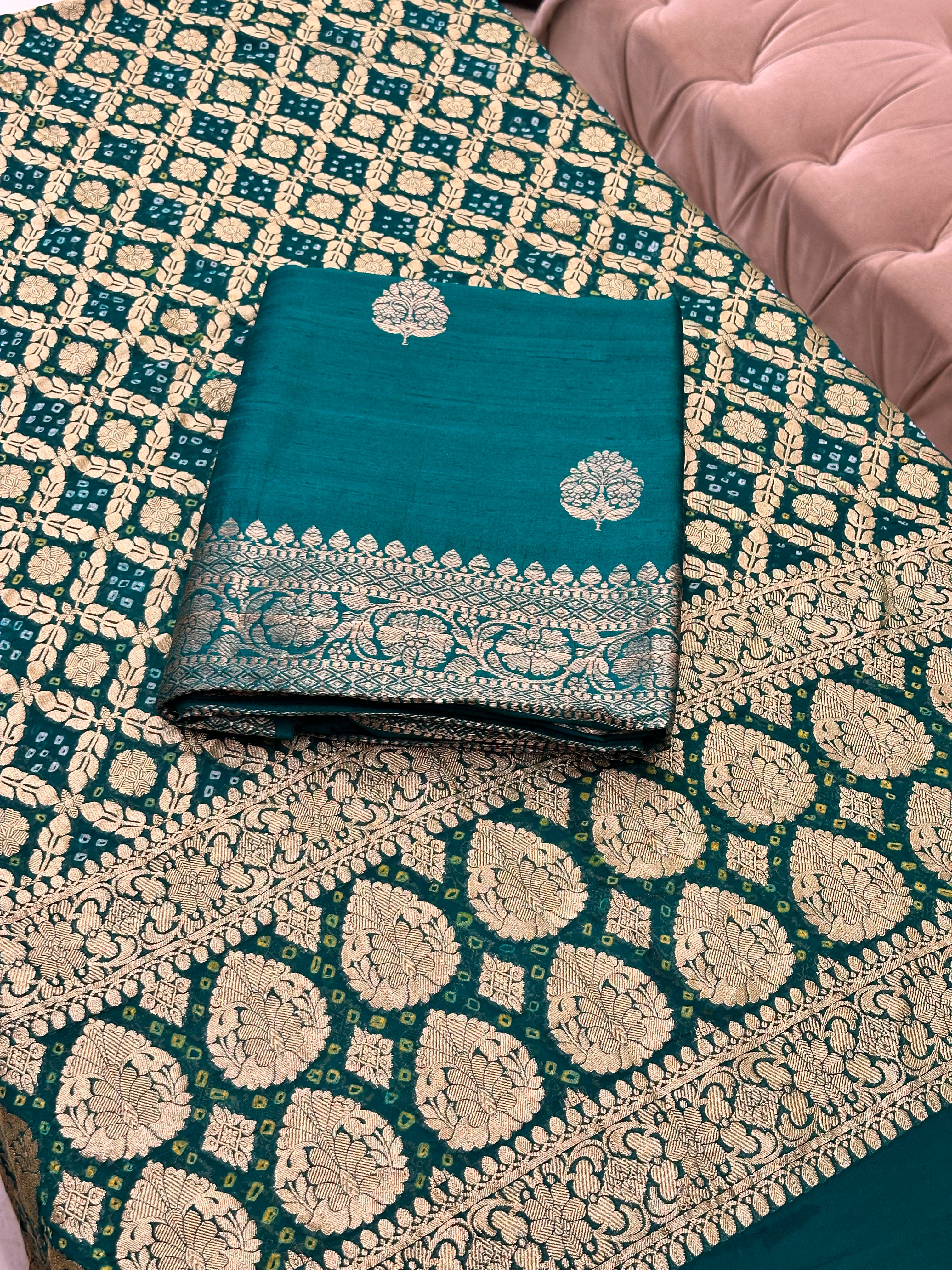 Rang-e-Banaras Pure Raw Silk Suit Set