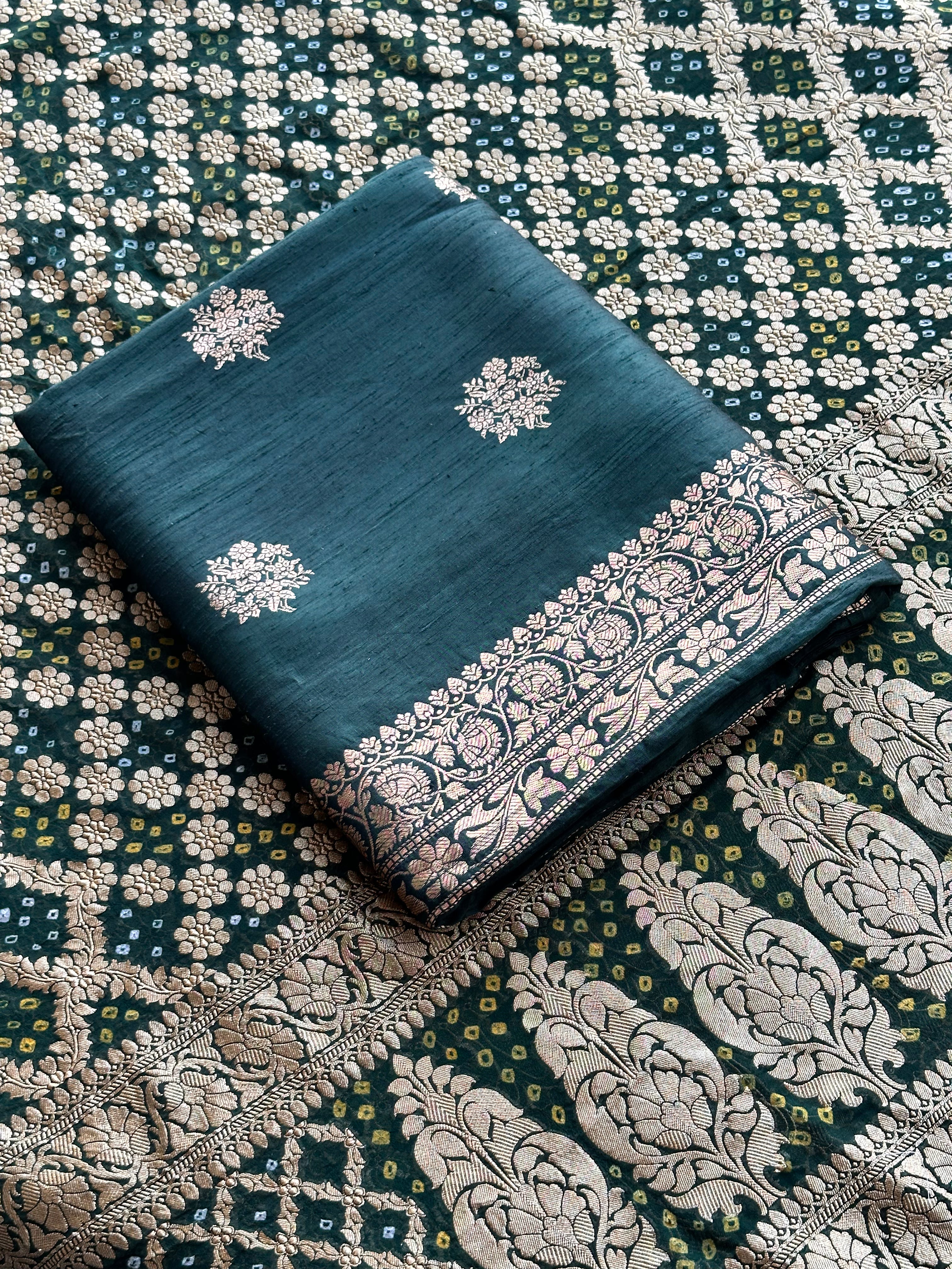 Rang-e-Banaras Pure Raw Silk Suit Set