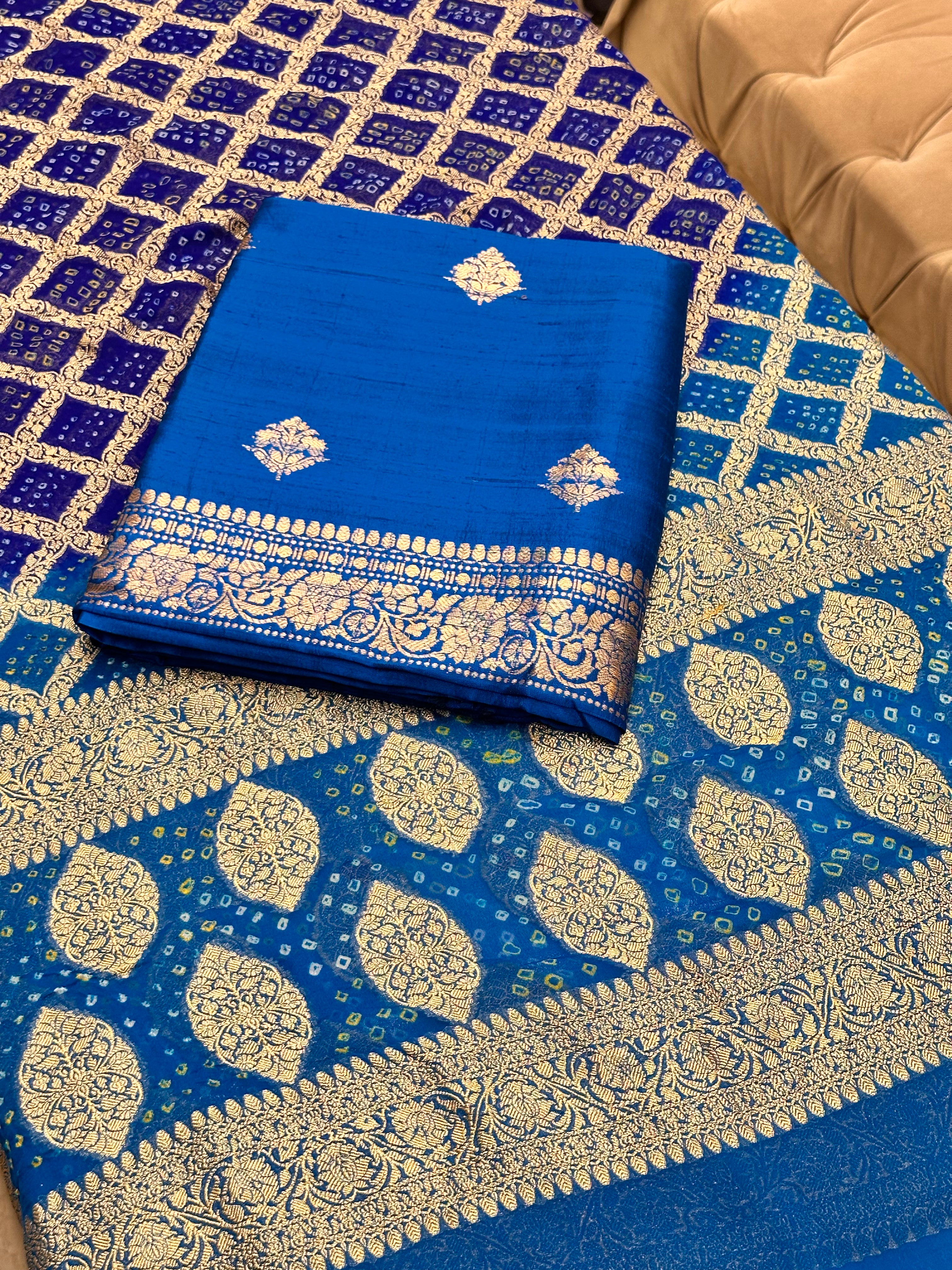 Rang-e-Banaras Pure Raw Silk Suit Set