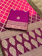 Rang-e-Banaras Pure Raw Silk Suit Set