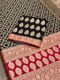 Noor-e-Banaras Handloom Zari Woven Suit
