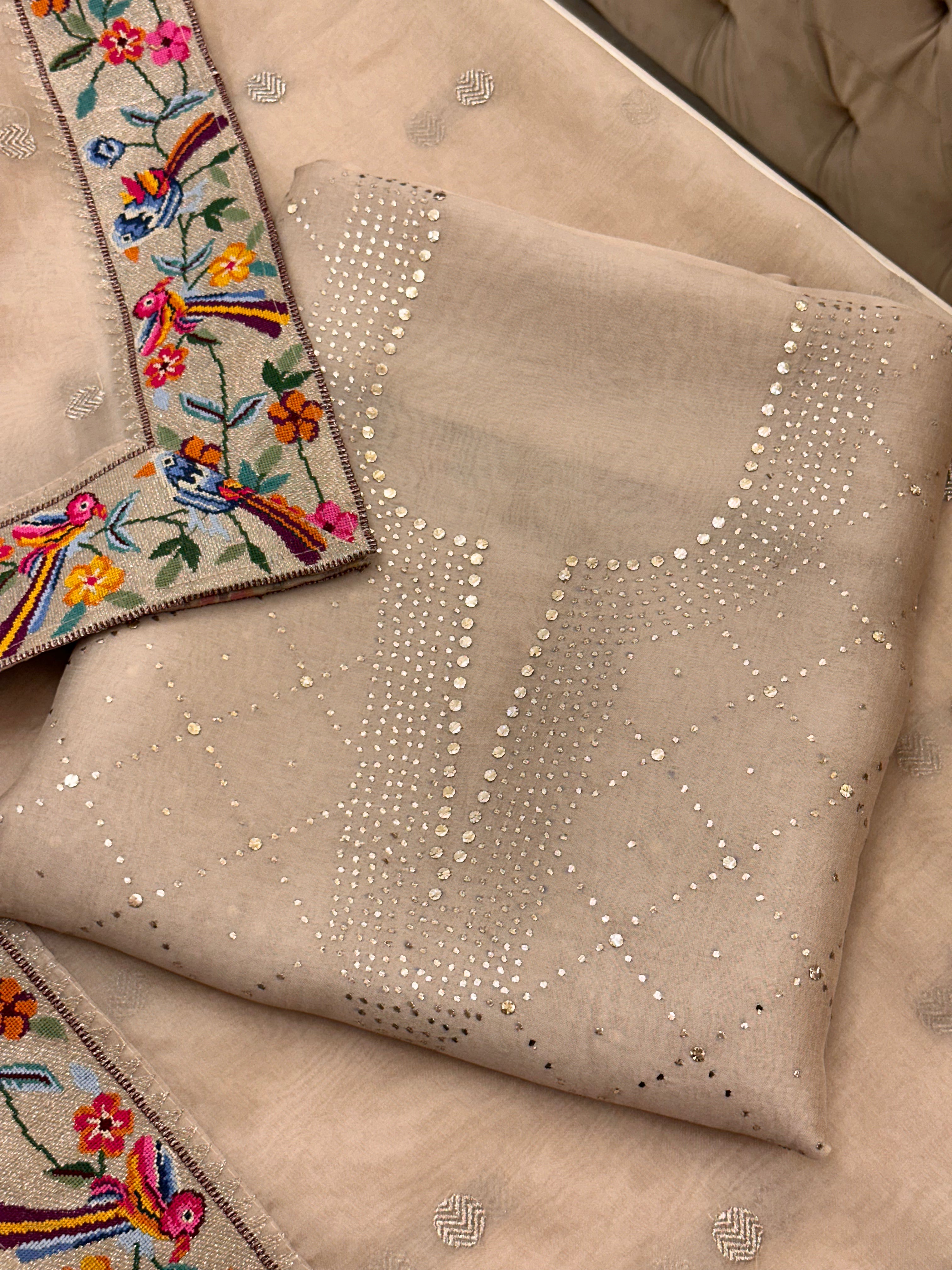 Gulbahar Luxury Organza Formal Suit Set