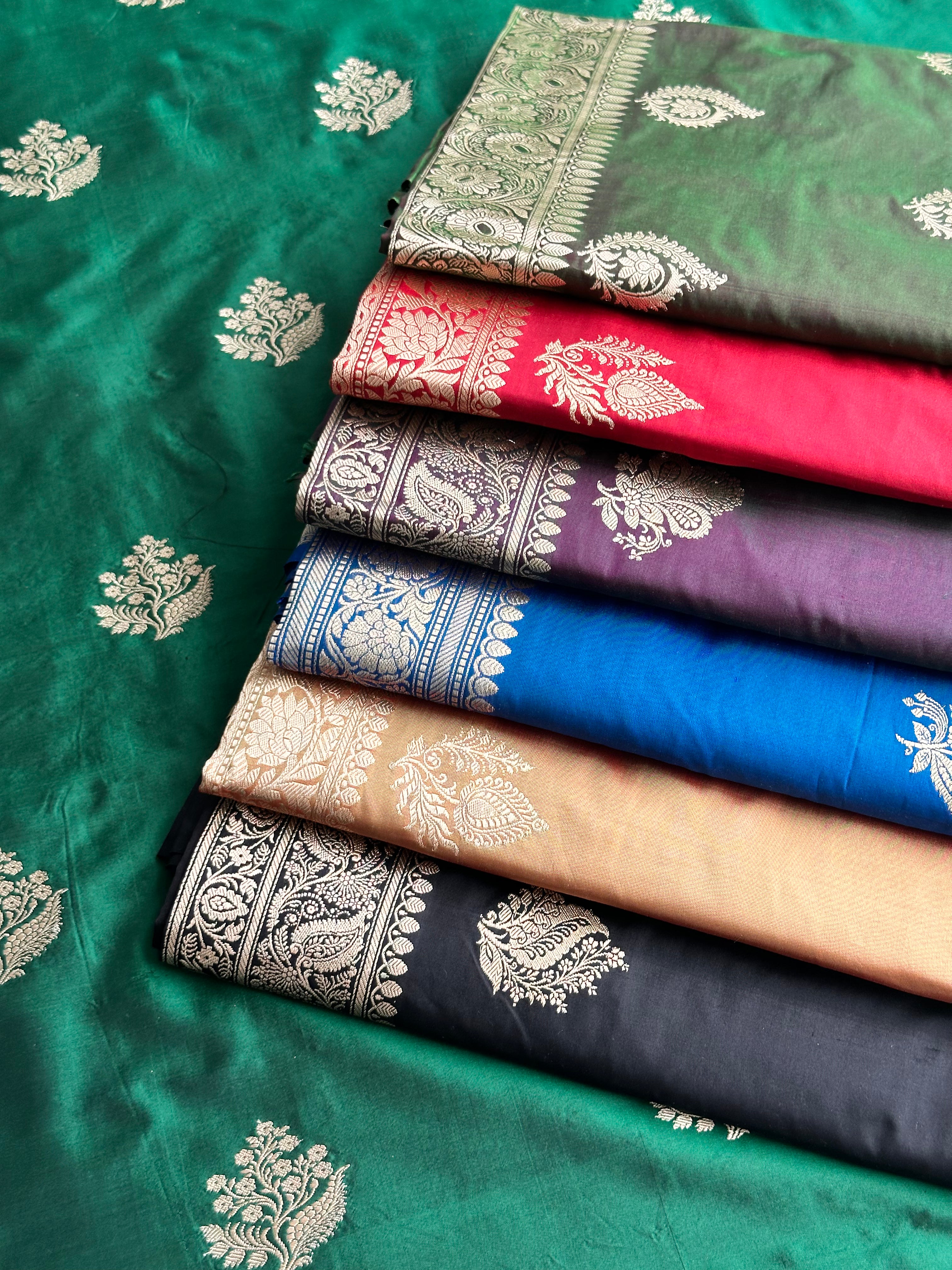 Banarasi Pure Silk Handloom Suit Set