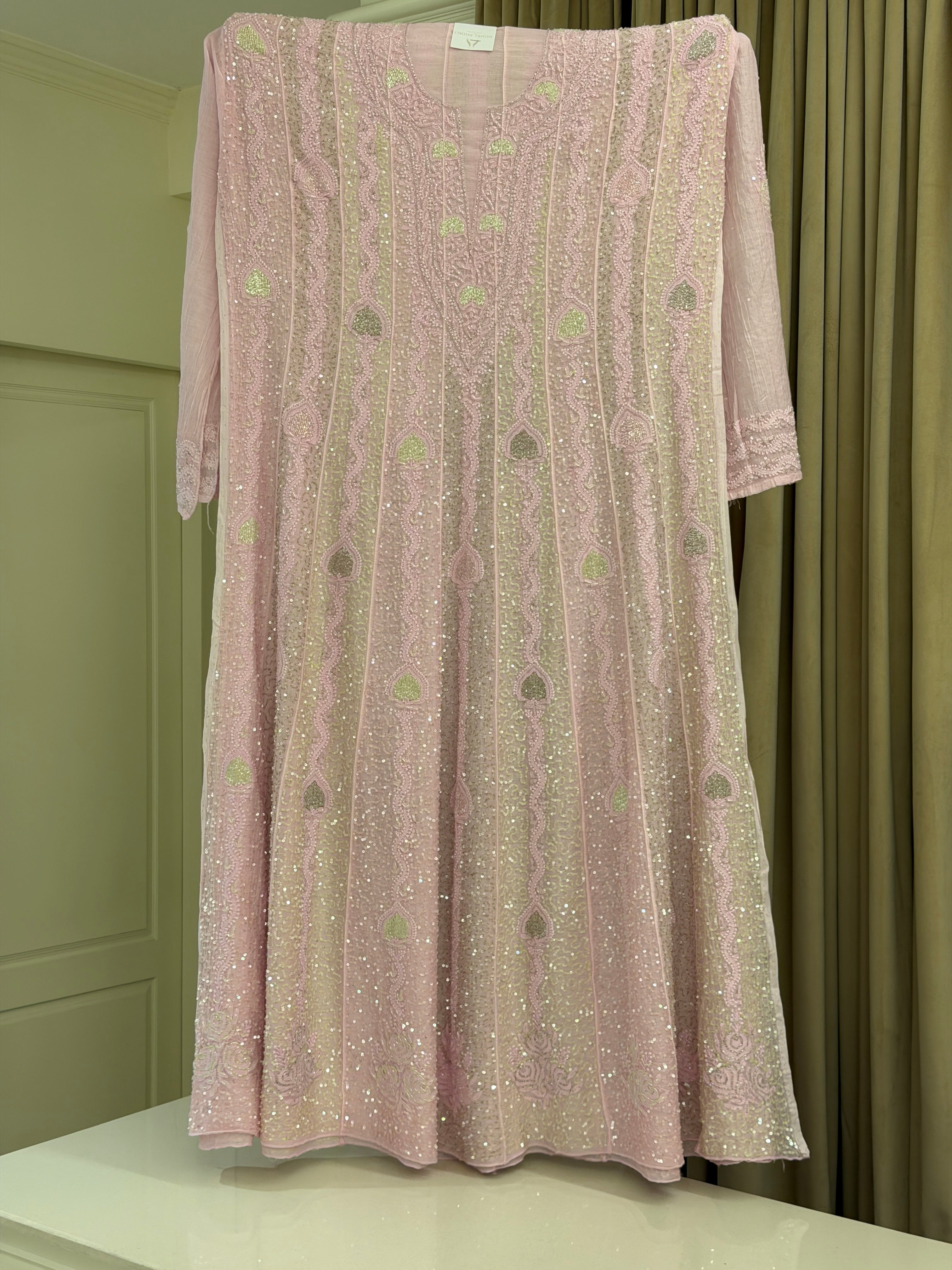 Noor Chikankari Anarkali Set