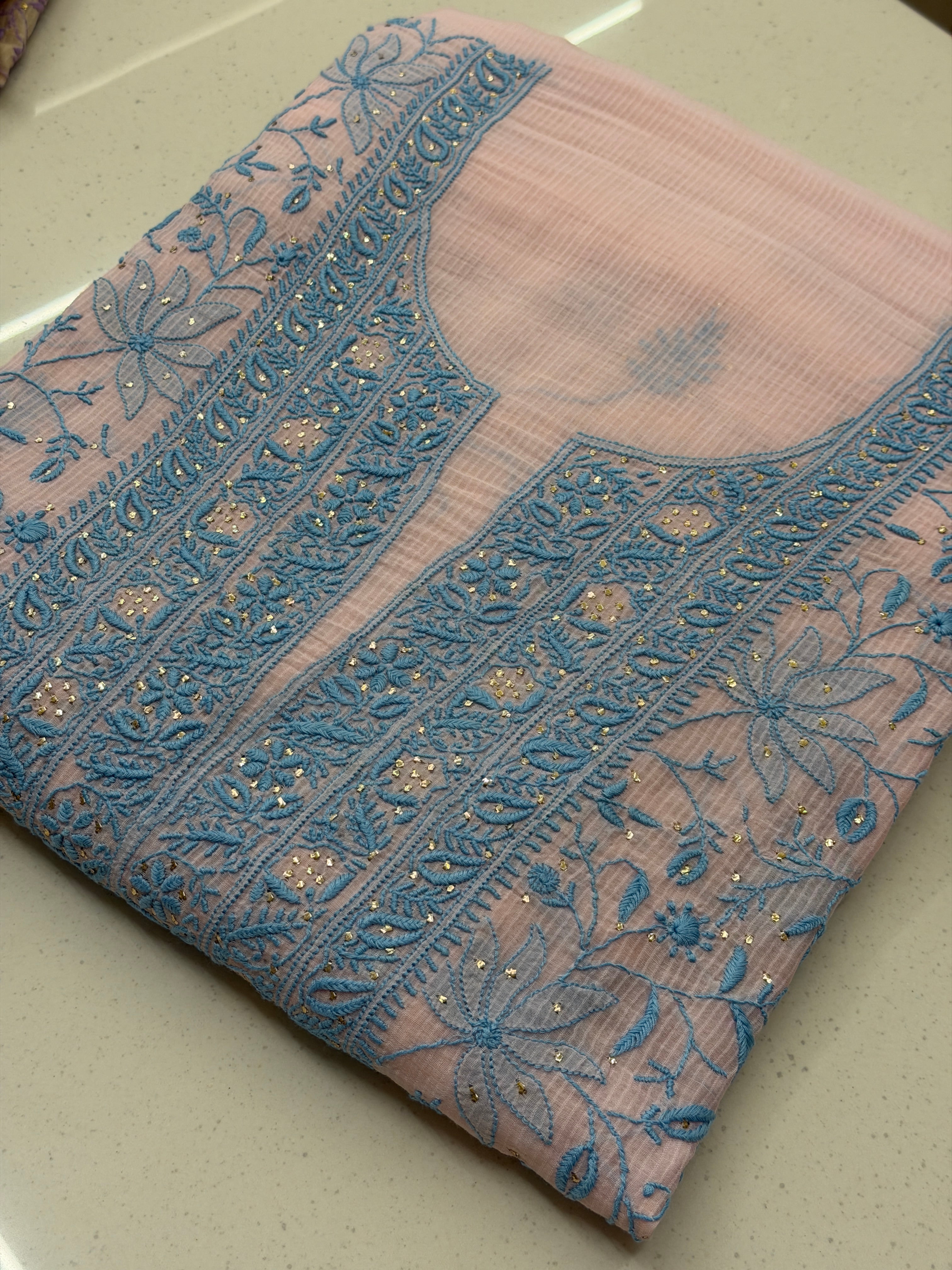 Gulnaar Pastel Chikankari Suit