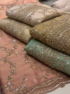 Aafreen Pastel Sparkle Suit Set