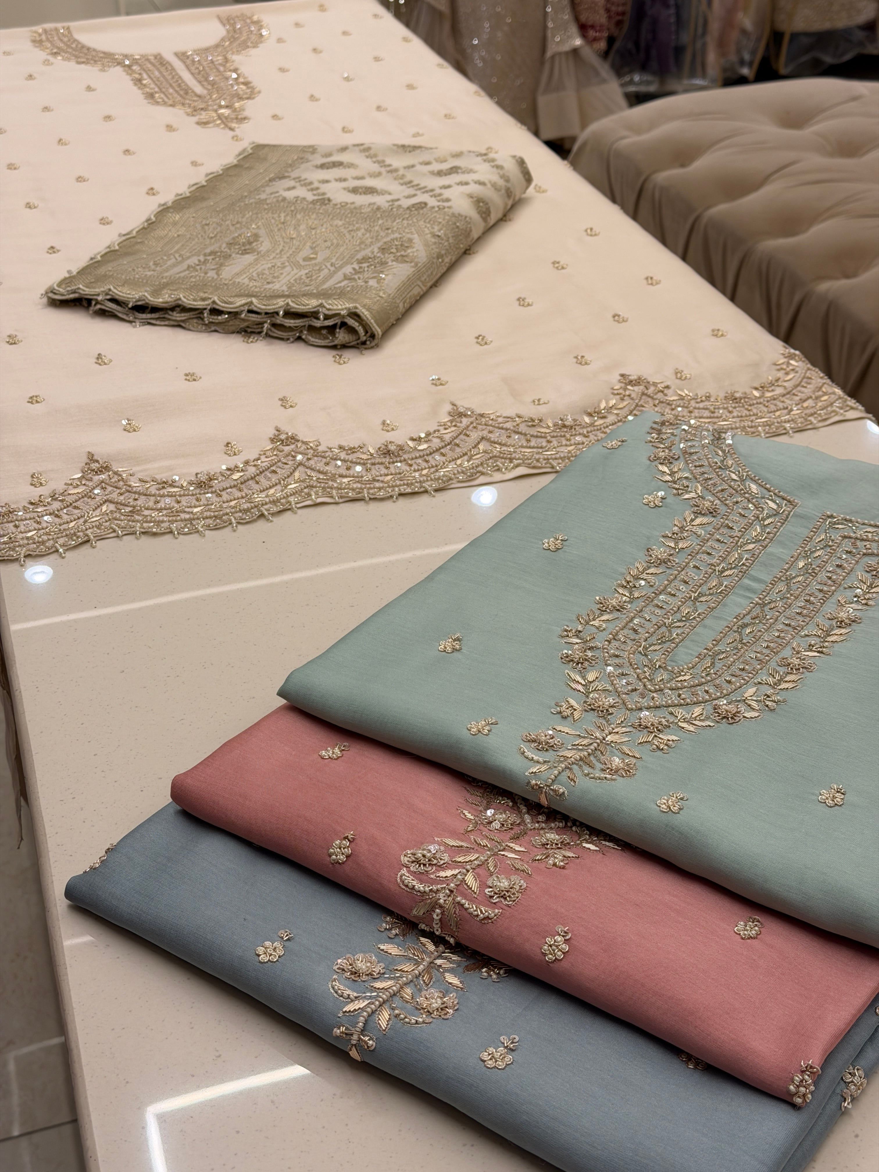 Noor-e-Riwaayat Chanderi Silk Suit Set