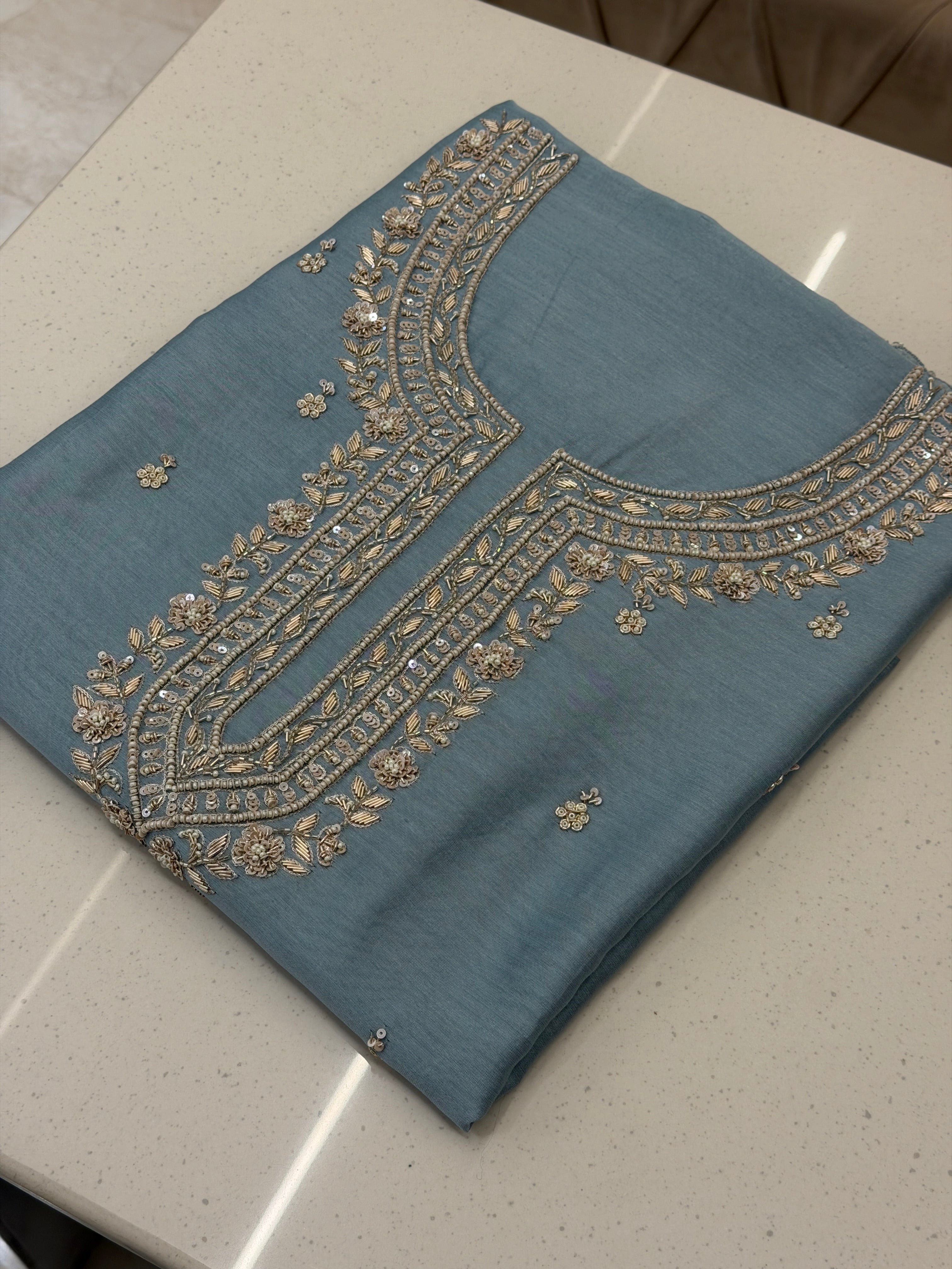 Noor-e-Riwaayat Chanderi Silk Suit Set