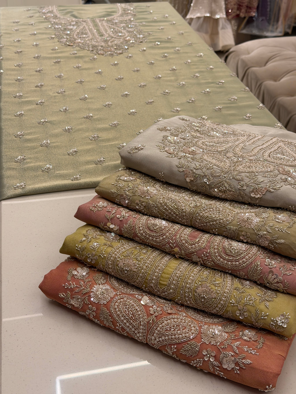 Noor-e-Paisley Premium Tissue Luxury Formal Suit Set