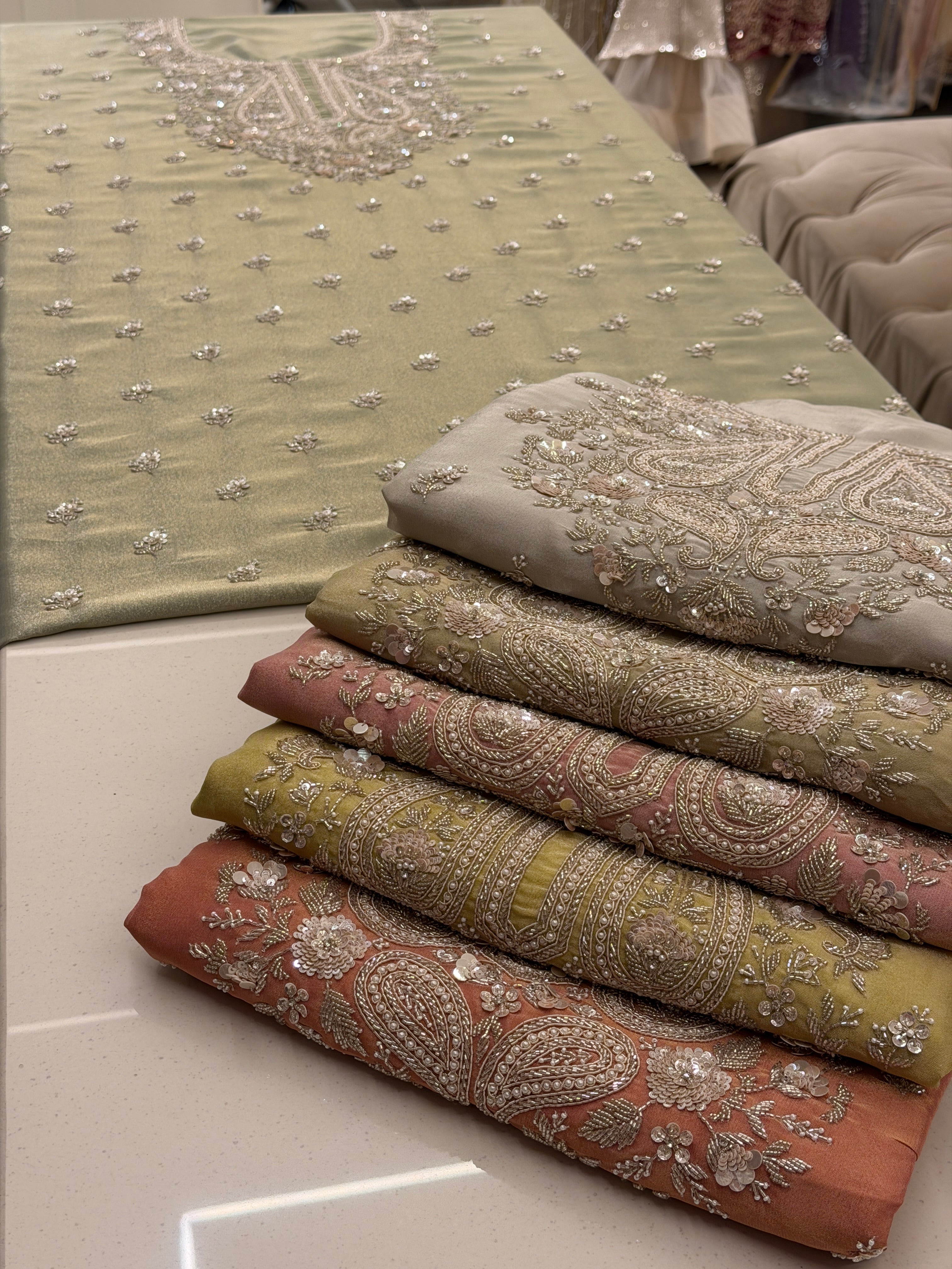Noor-e-Paisley Premium Tissue Luxury Formal Suit Set