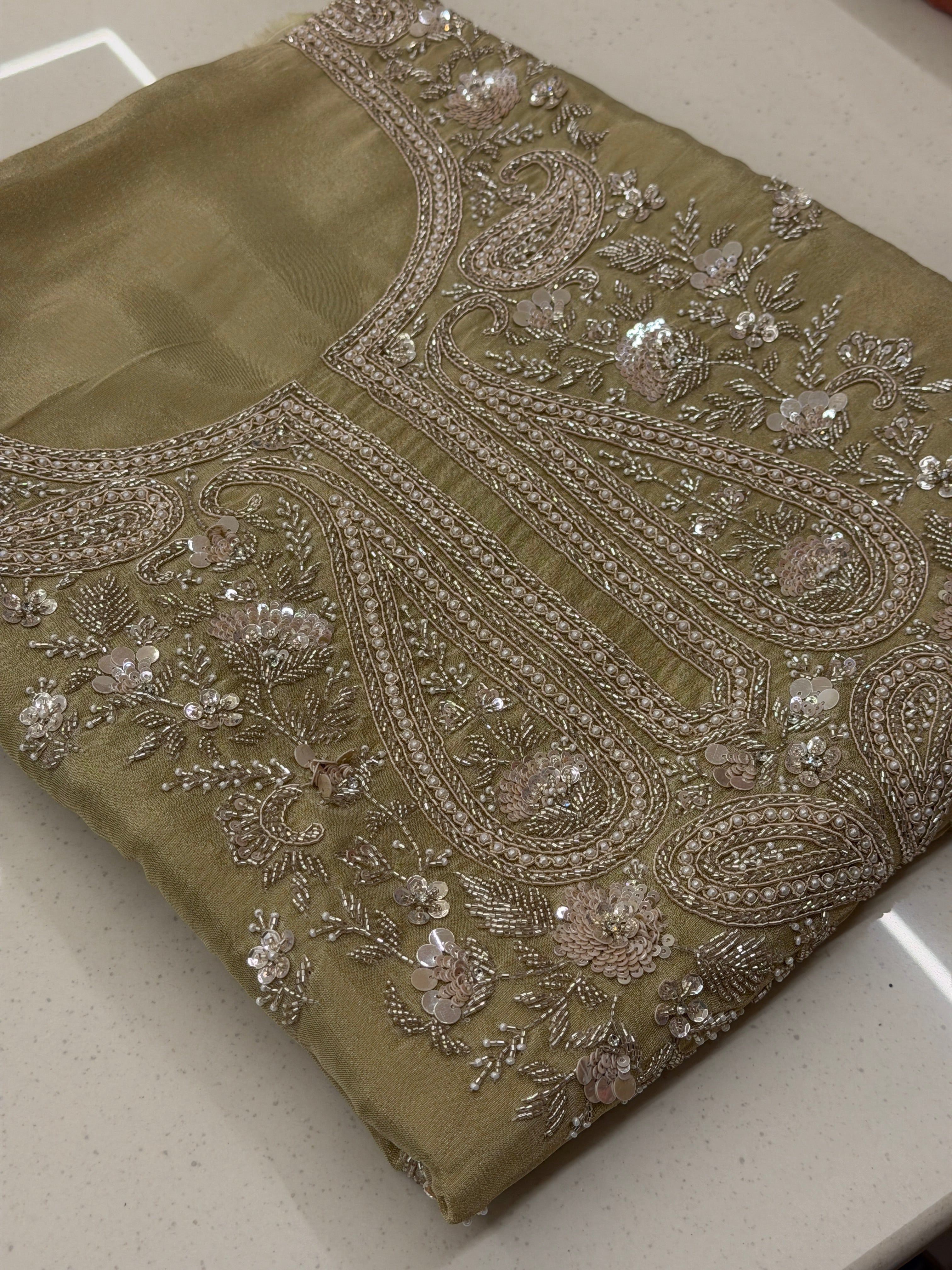 Noor-e-Paisley Premium Tissue Luxury Formal Suit Set