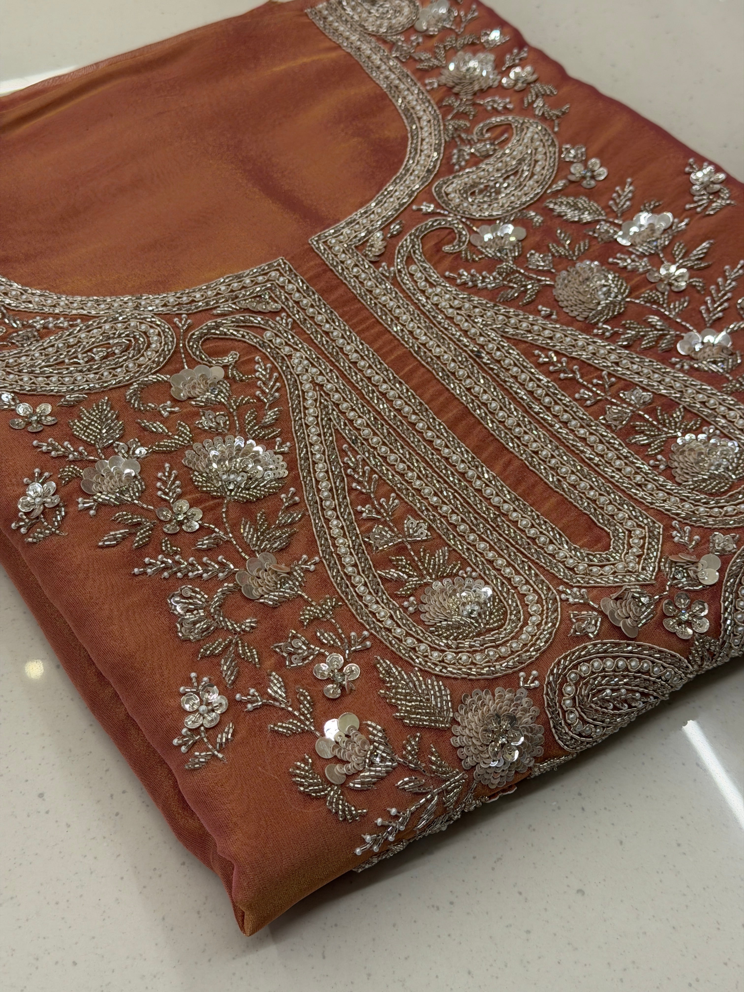Noor-e-Paisley Premium Tissue Luxury Formal Suit Set