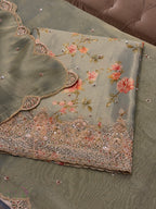 Soft Bloom Handcrafted Tissue Suit