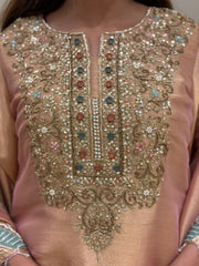 Gul-e-Mehtab Luxury Silk Tissue Suit