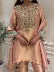 Gul-e-Mehtab Luxury Silk Tissue Suit