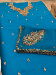 Noor-e-Zardozi Luxury Organza Silk Suit