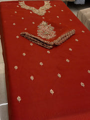 Noor-e-Zardozi Luxury Organza Silk Suit