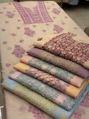 Meher-e-Mushq Pure Mull Chikankari Suit