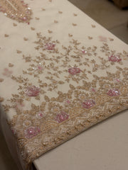 Gul-e-Rose Blush Luxury Organza Ensemble