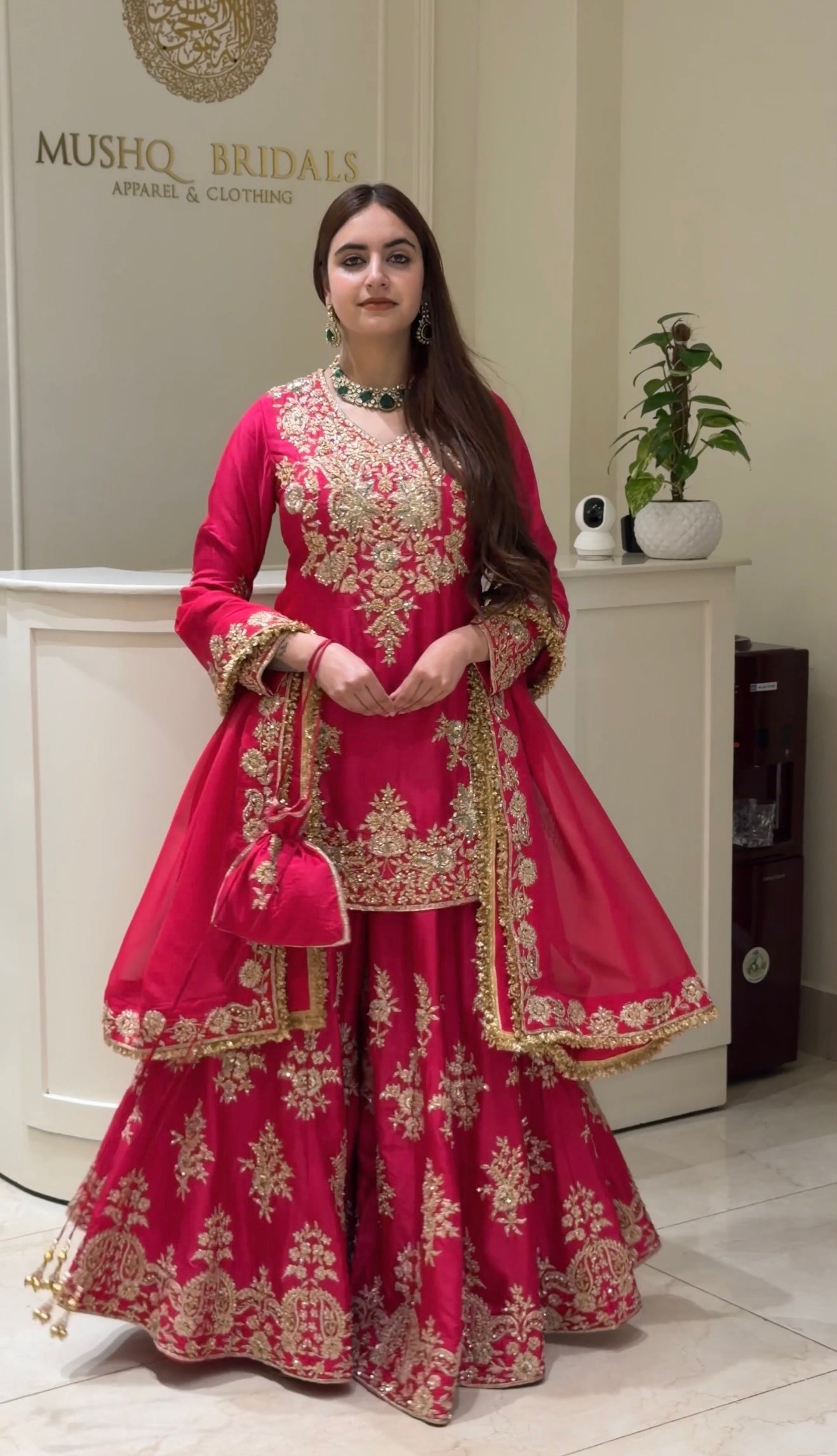 Heavy Zari & Sequins Embroidered Sharara Set