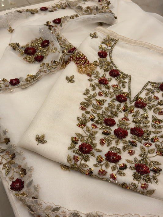 Gul-e-Shaam Luxury Handwork Ensemble