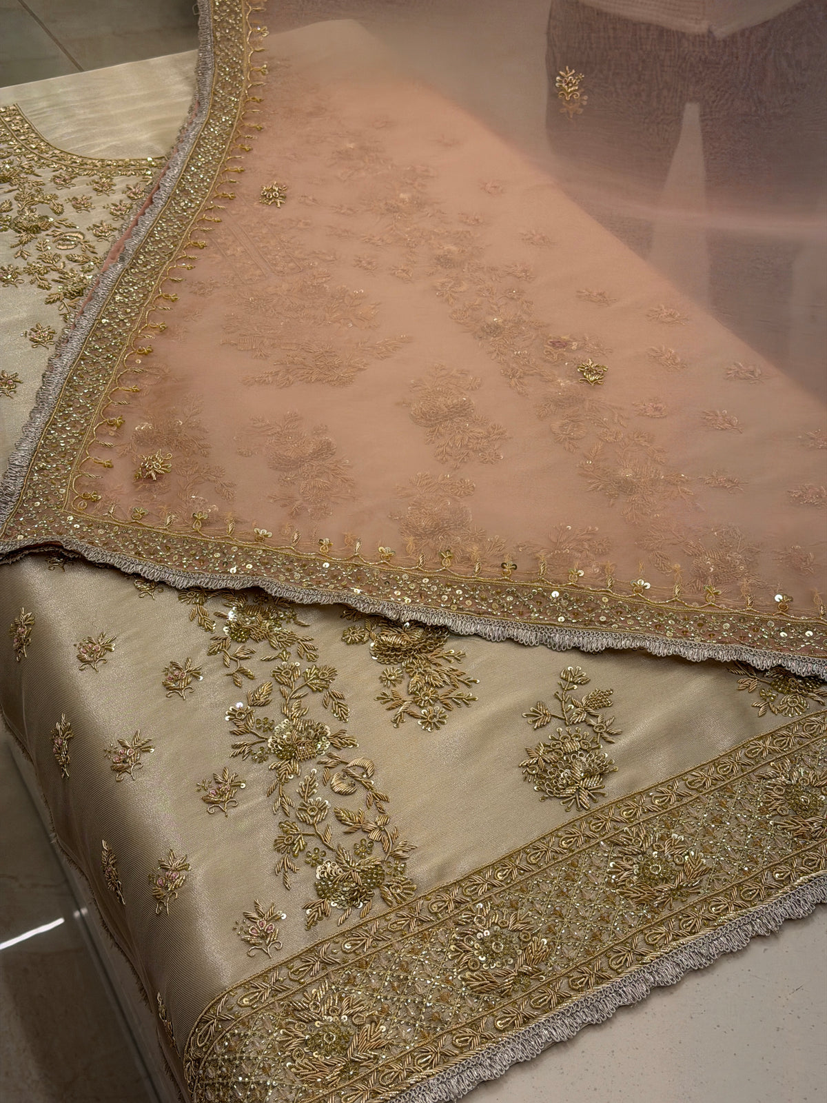 Noor-e-Meher Luxury Shimmer Tissue Ensemble
