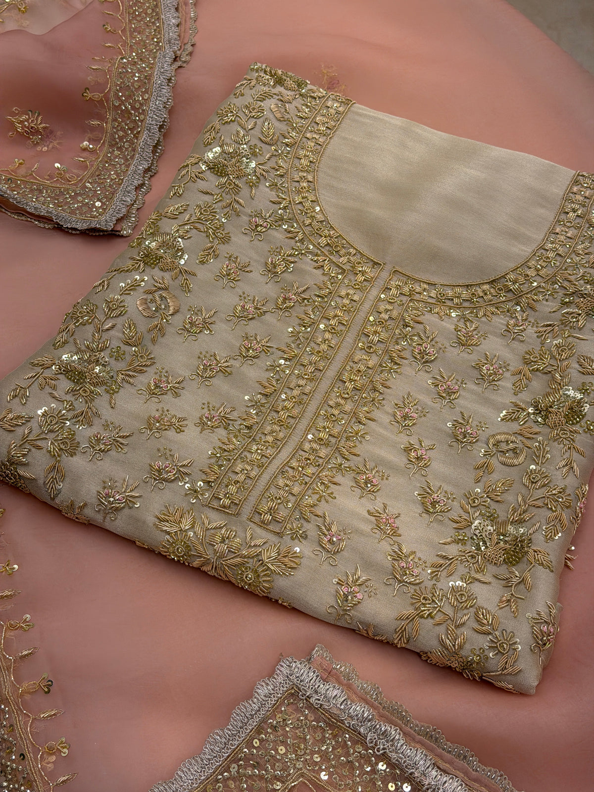 Noor-e-Meher Luxury Shimmer Tissue Ensemble