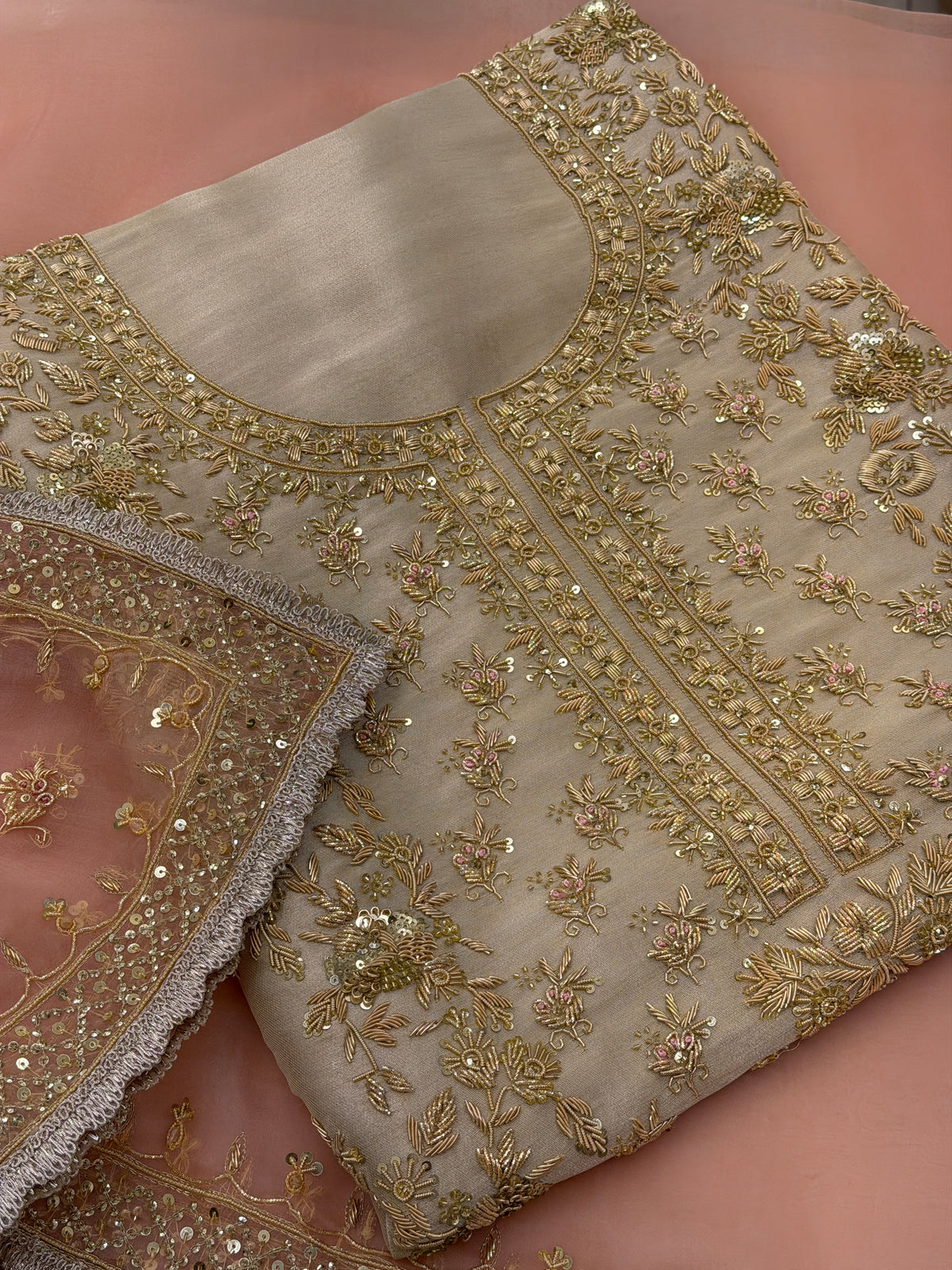 Noor-e-Meher Luxury Shimmer Tissue Ensemble
