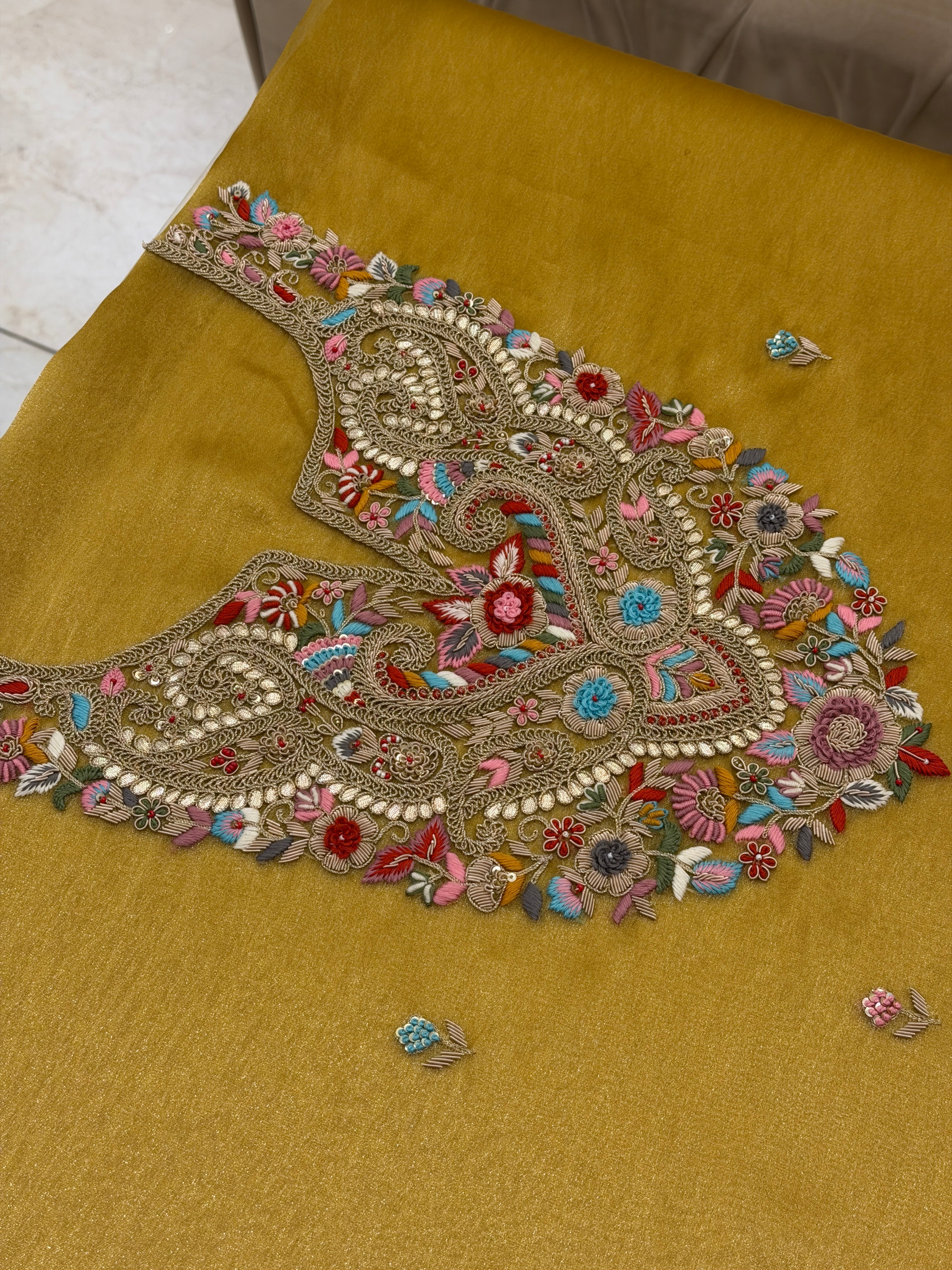 Gulnaar Luxury Tissue Silk Set