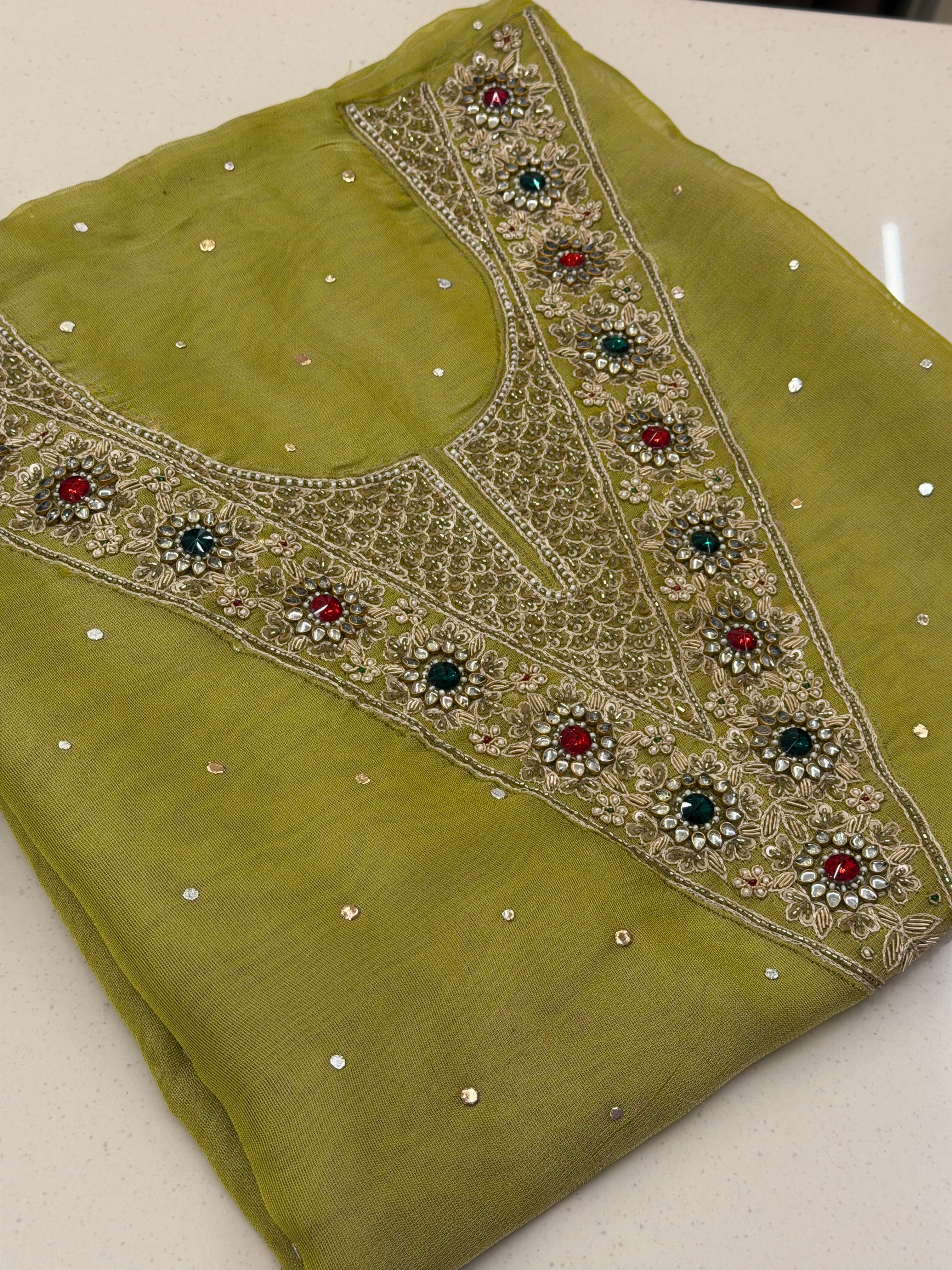Noor-e-Zamarrud Tissue Elegance Set