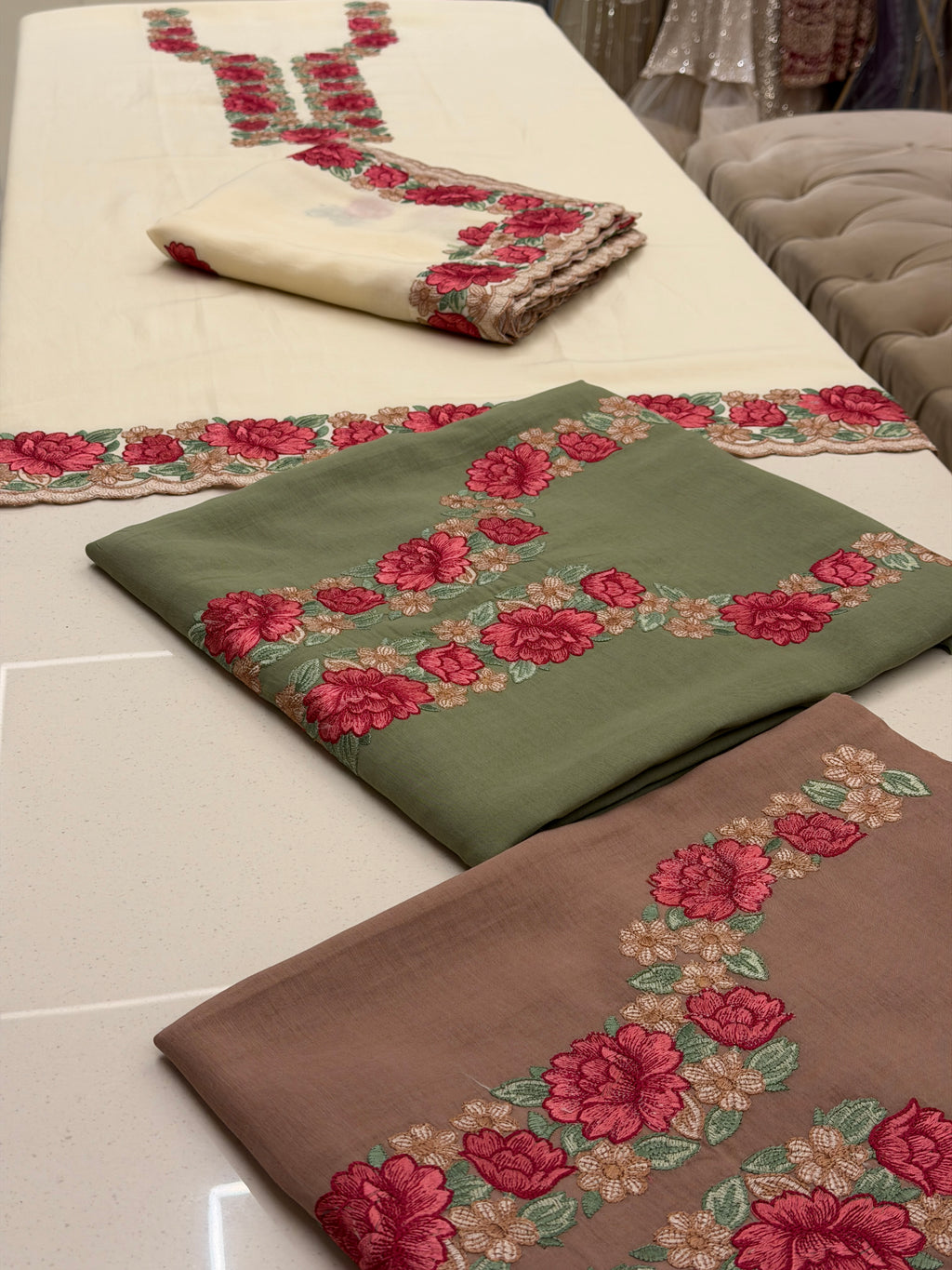 Gulbahaar Floral Elegance Set