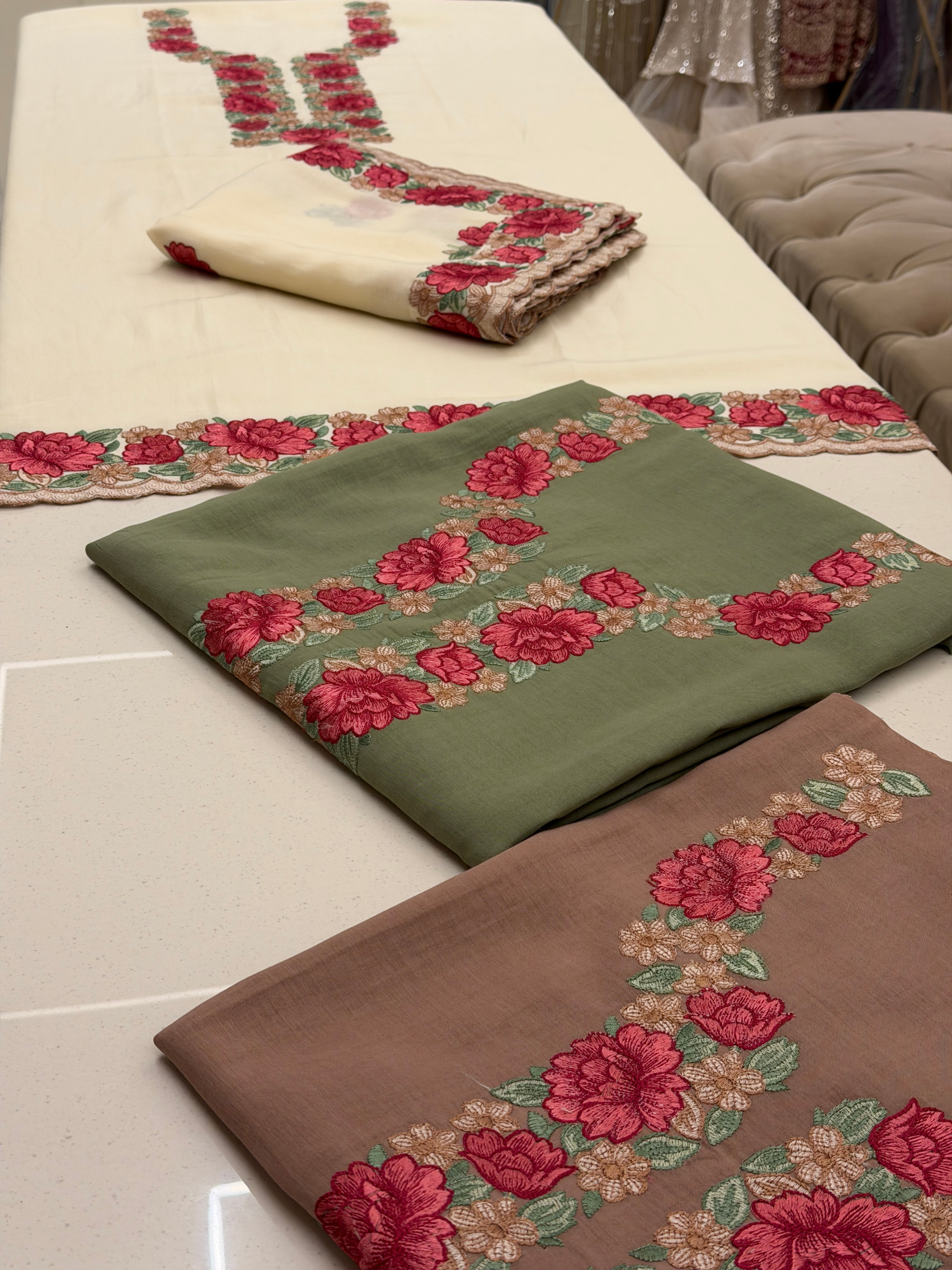 Gulbahaar Floral Elegance Set