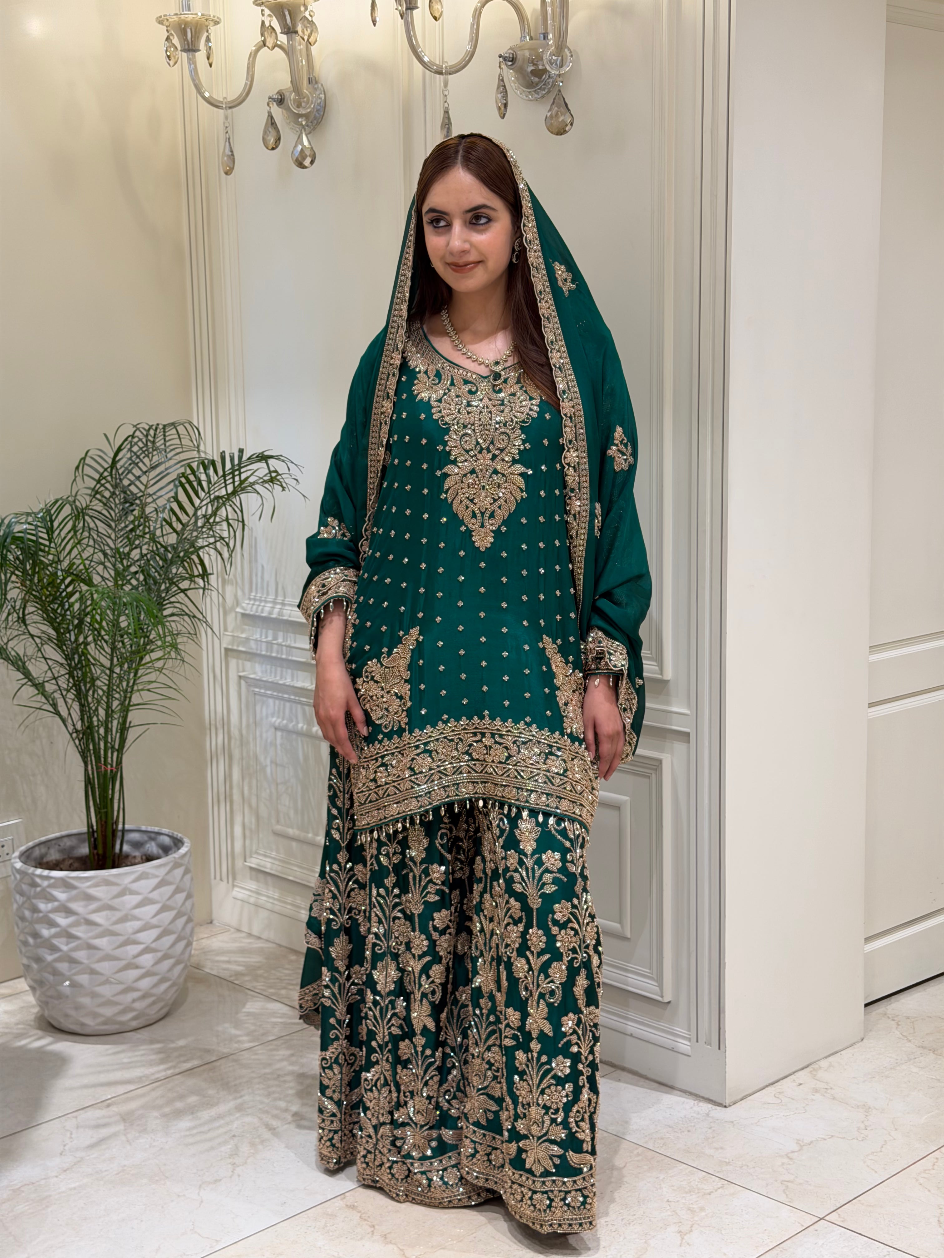 Noor-e-Zarqash Sharara Set