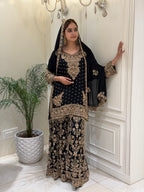Noor-e-Zarqash Sharara Set