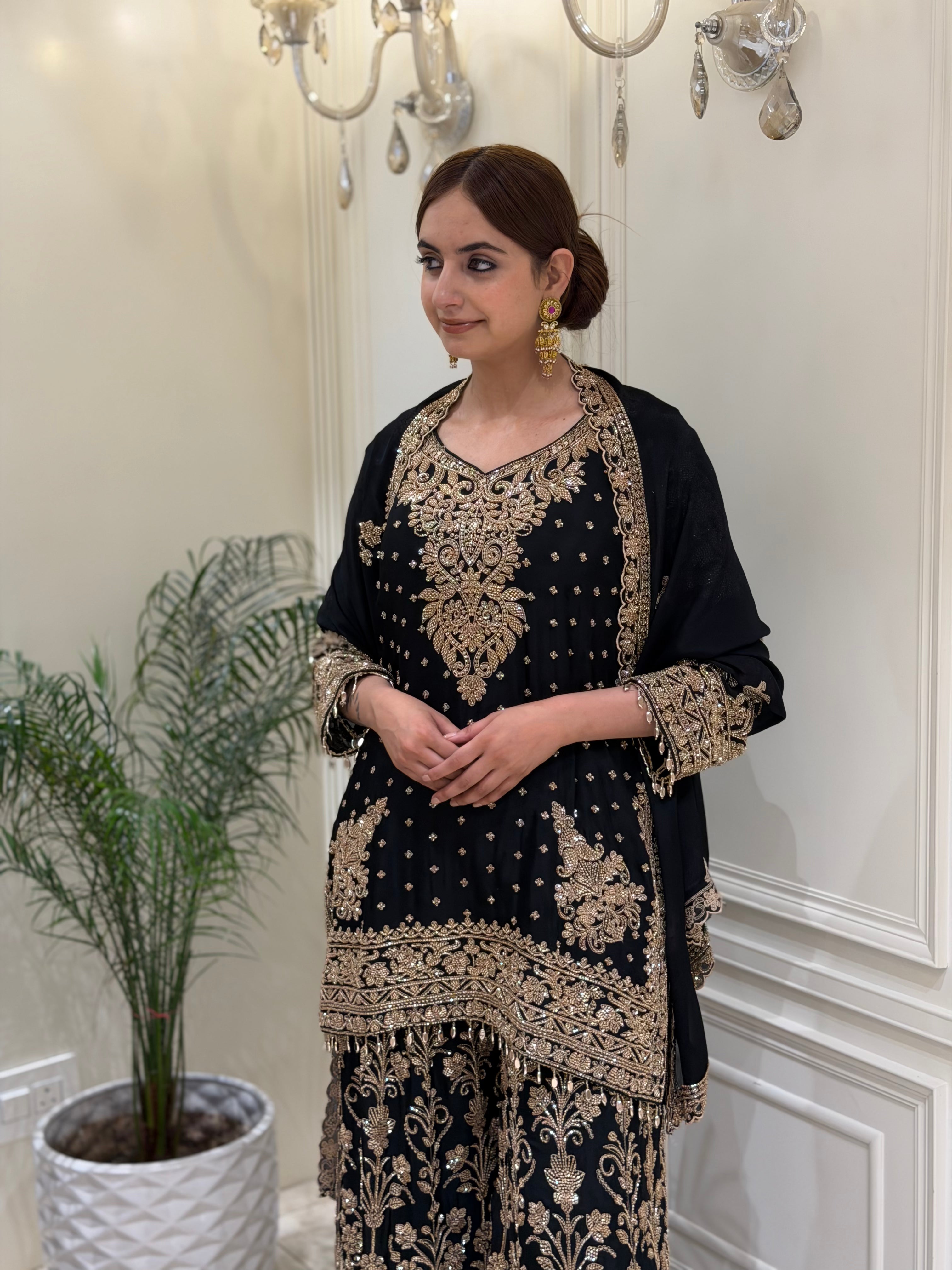 Noor-e-Zarqash Sharara Set