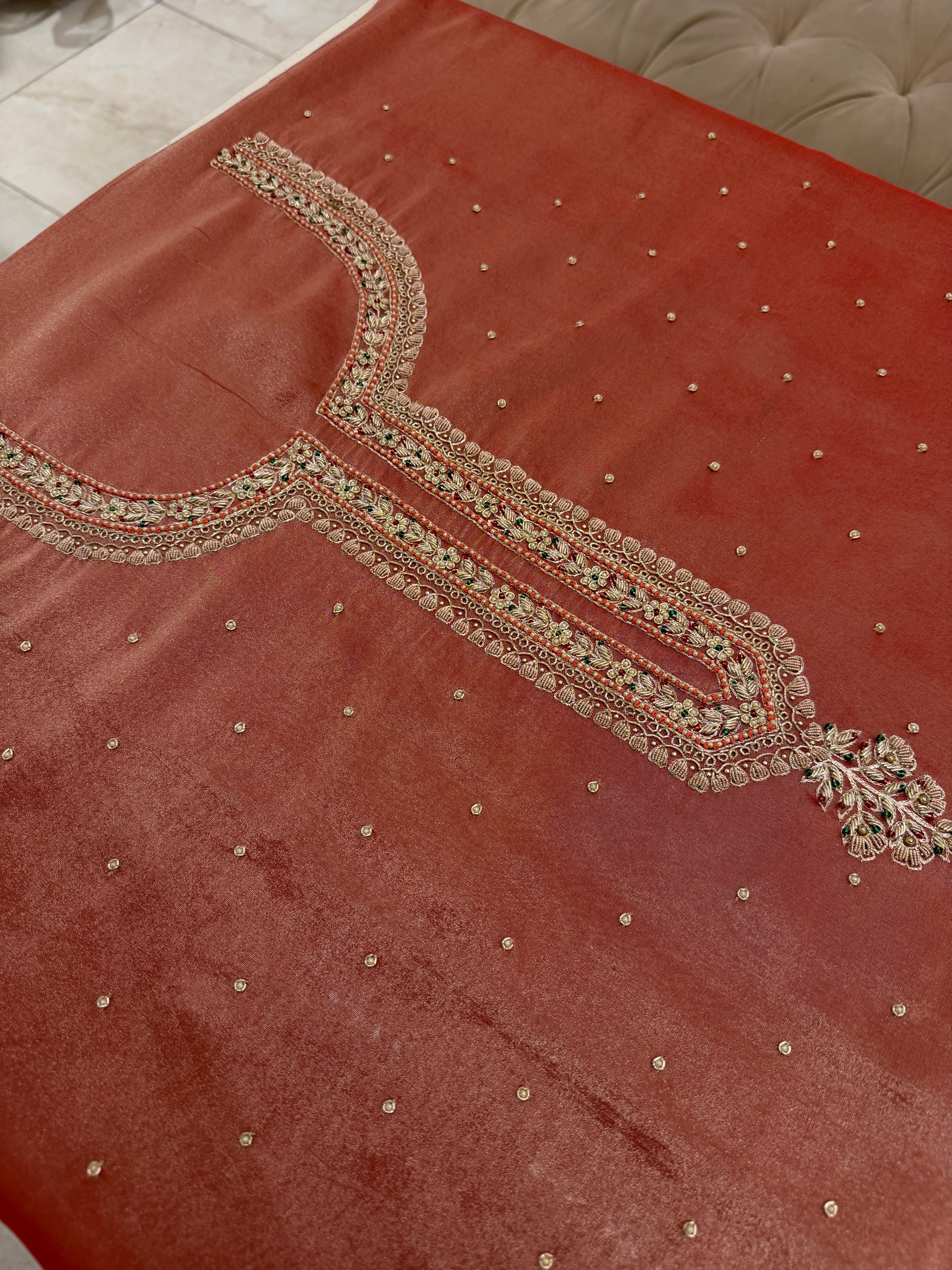 Noor-e-Dastkaar Tissue Silk Suit Set