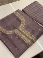 Noor-e-Dastkaar Tissue Silk Suit Set