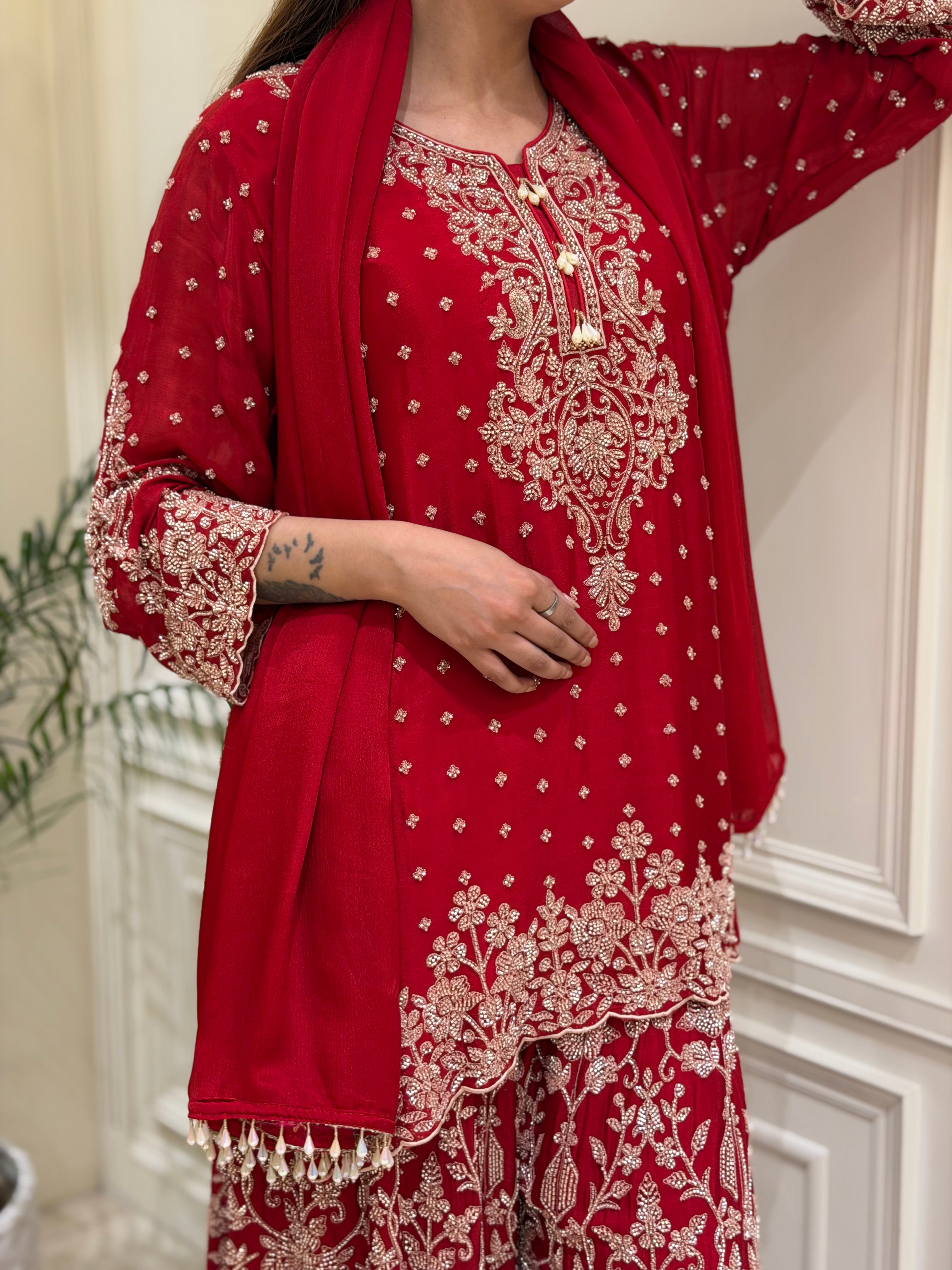 Noor-e-Zarqash Sharara Set 2