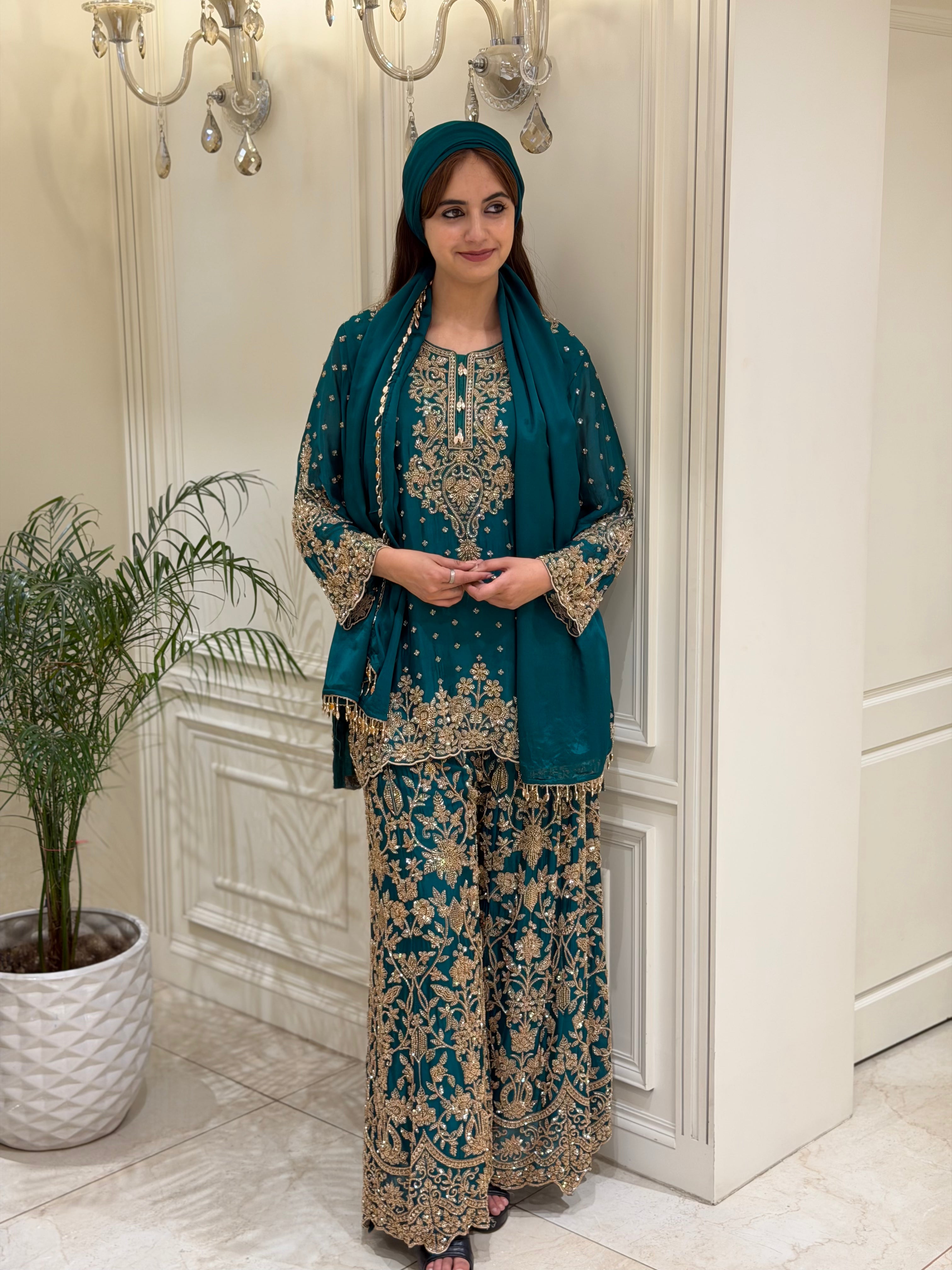 Noor-e-Zarqash Sharara Set 2