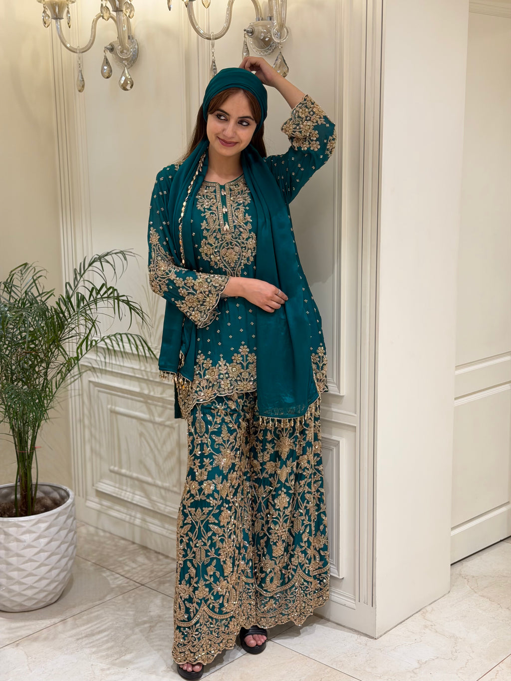 Noor-e-Zarqash Sharara Set 2