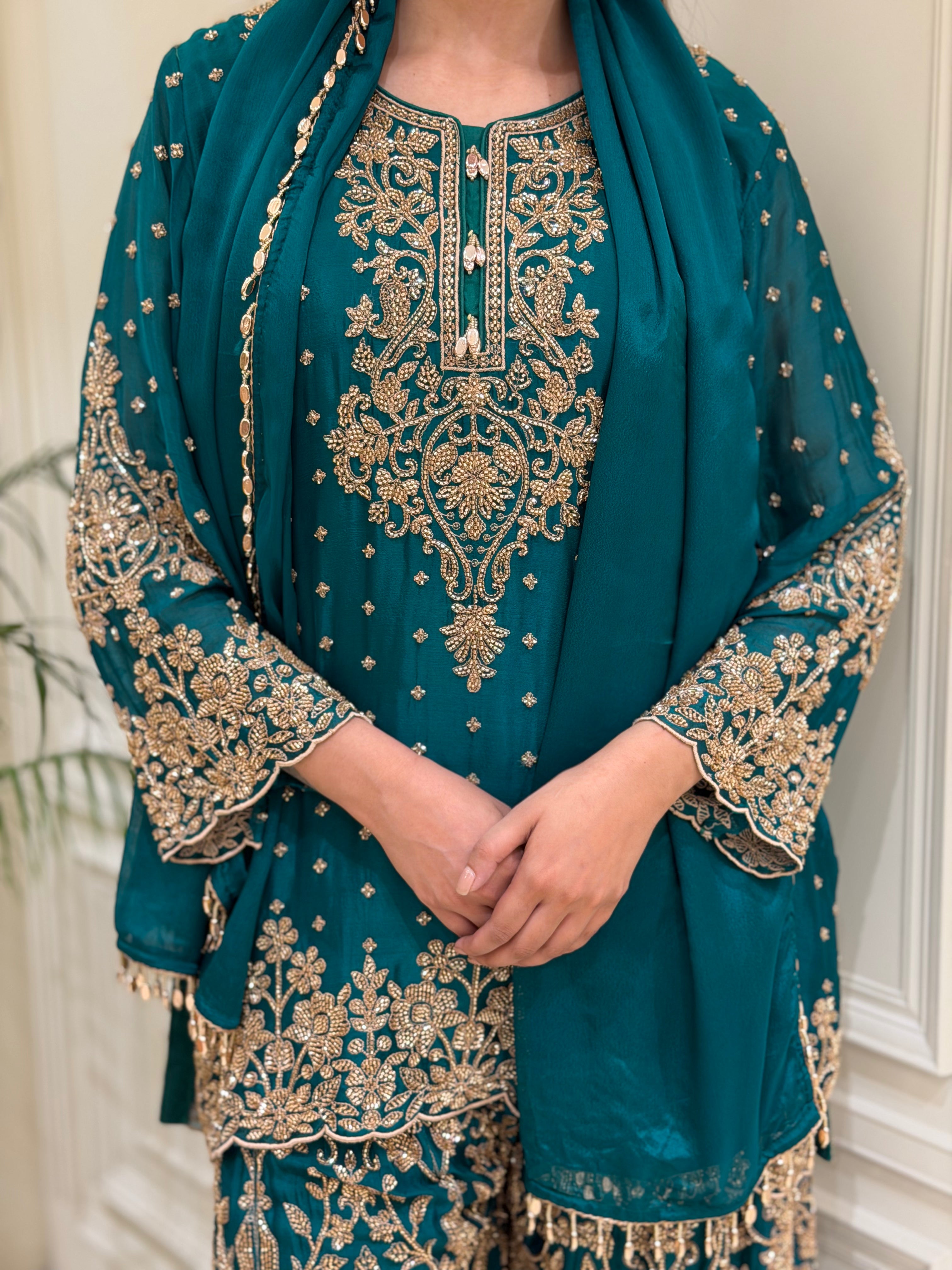 Noor-e-Zarqash Sharara Set 2