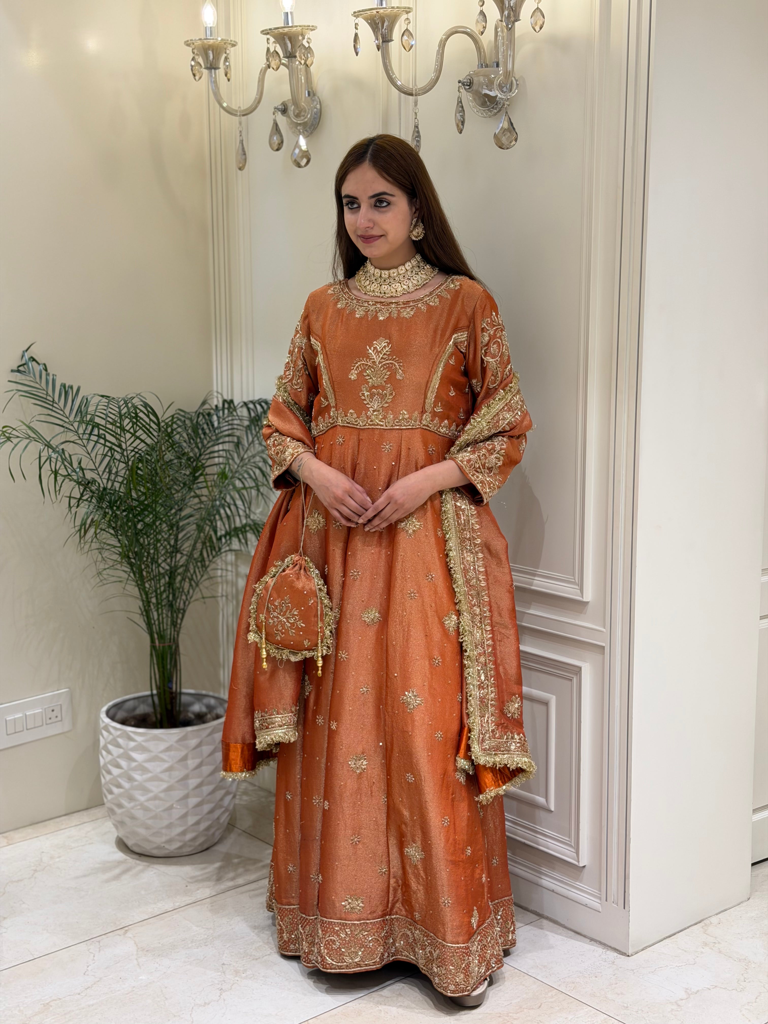 Noor-e-Zarafshan Gown Set