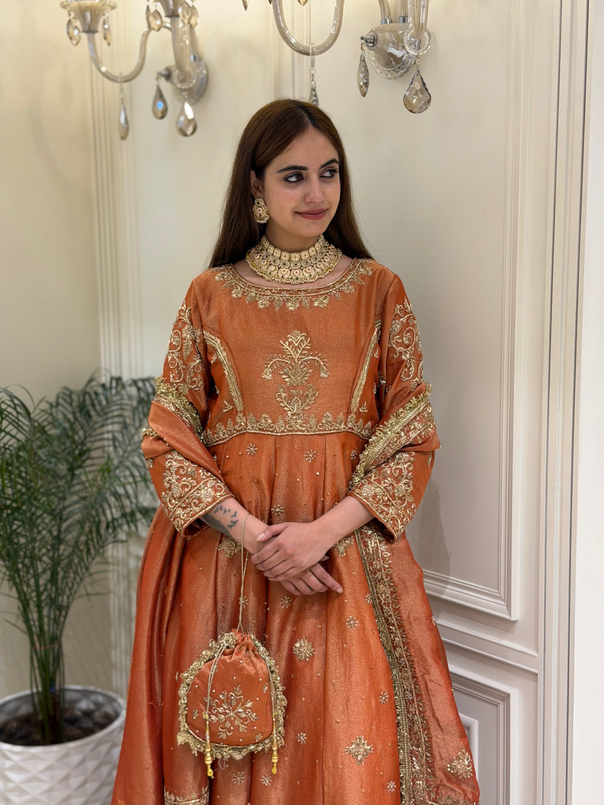 Noor-e-Zarafshan Gown Set