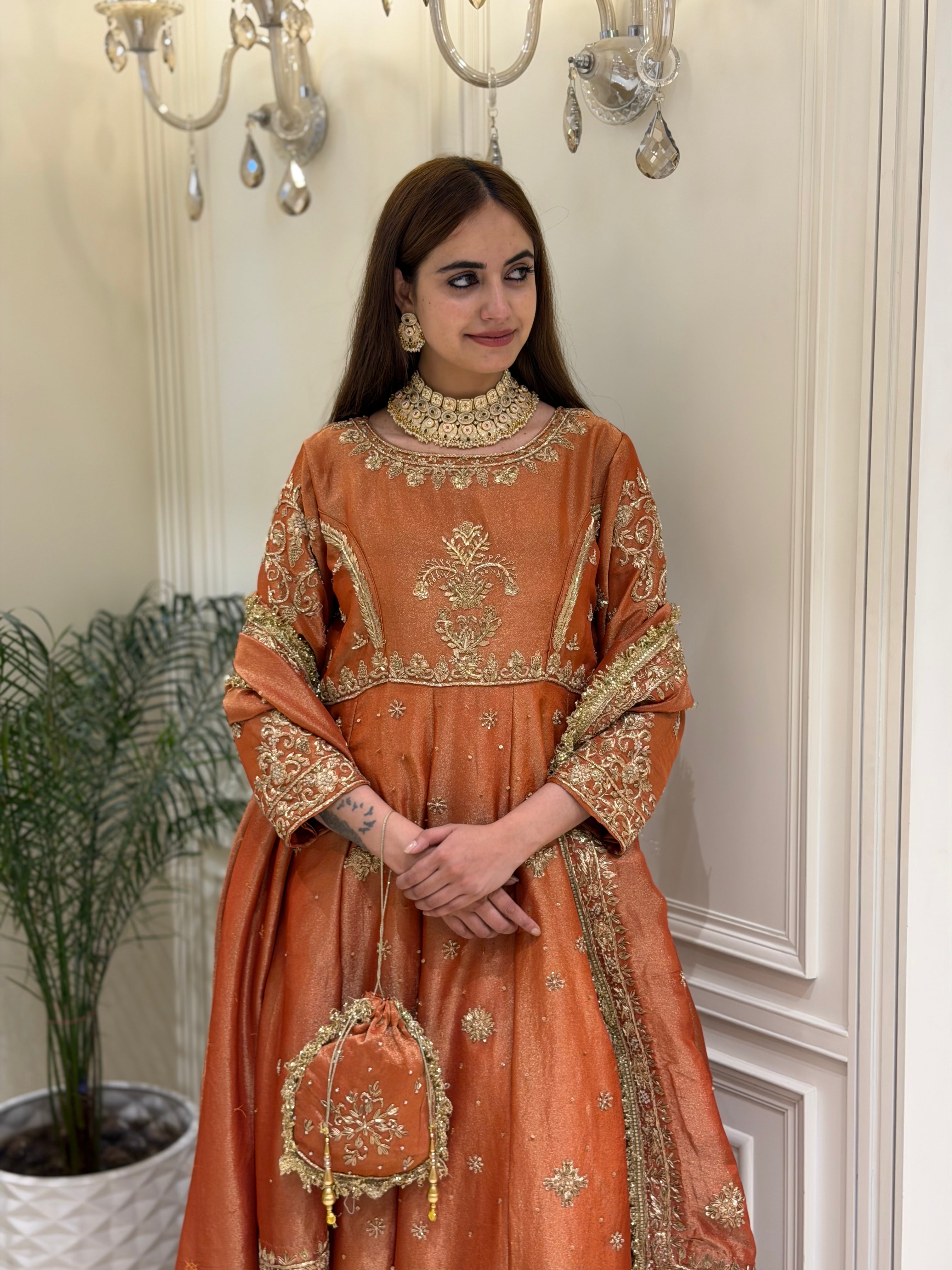 Noor-e-Zarafshan Gown Set